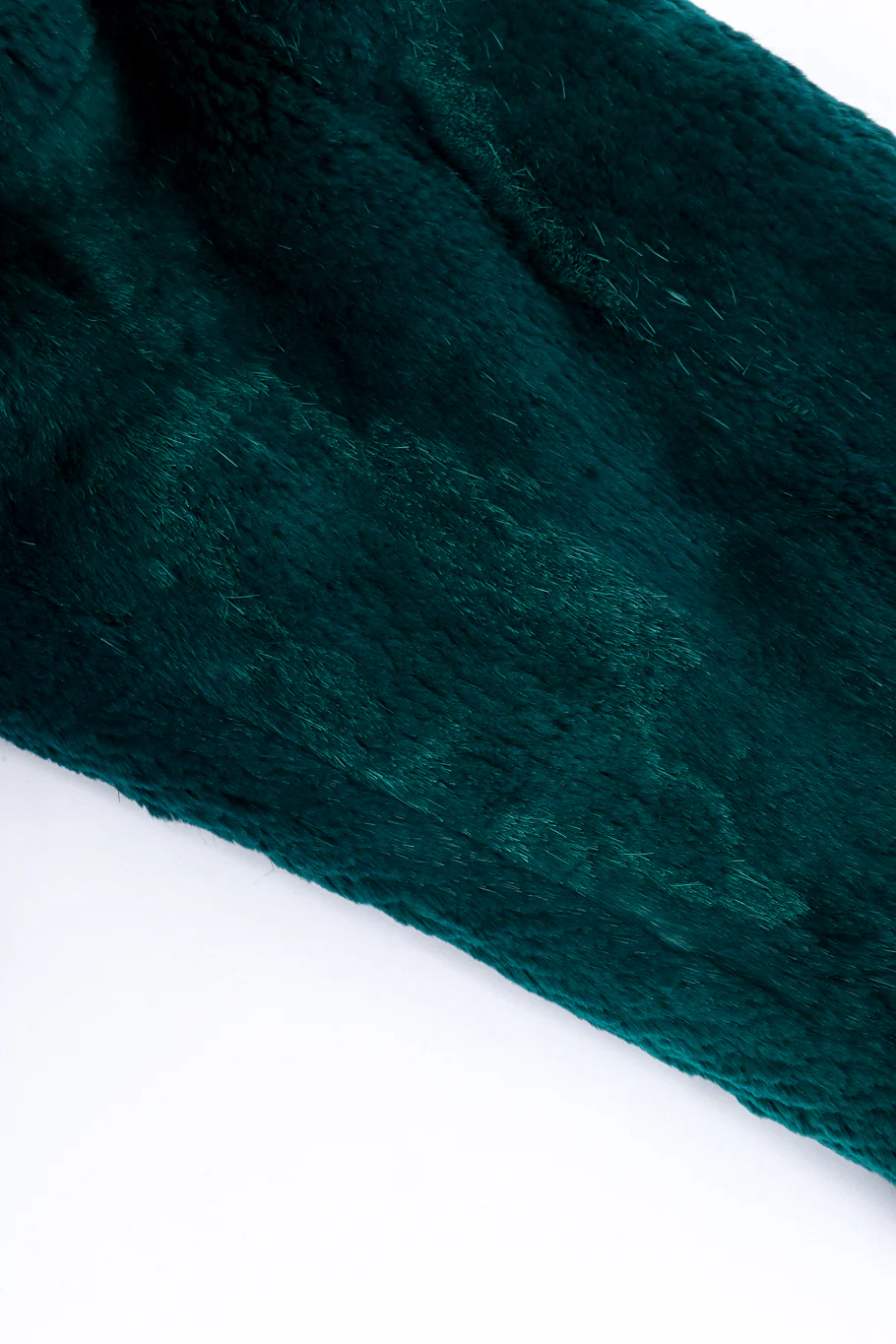 Ribbed Collar Fur Coat - Image 5