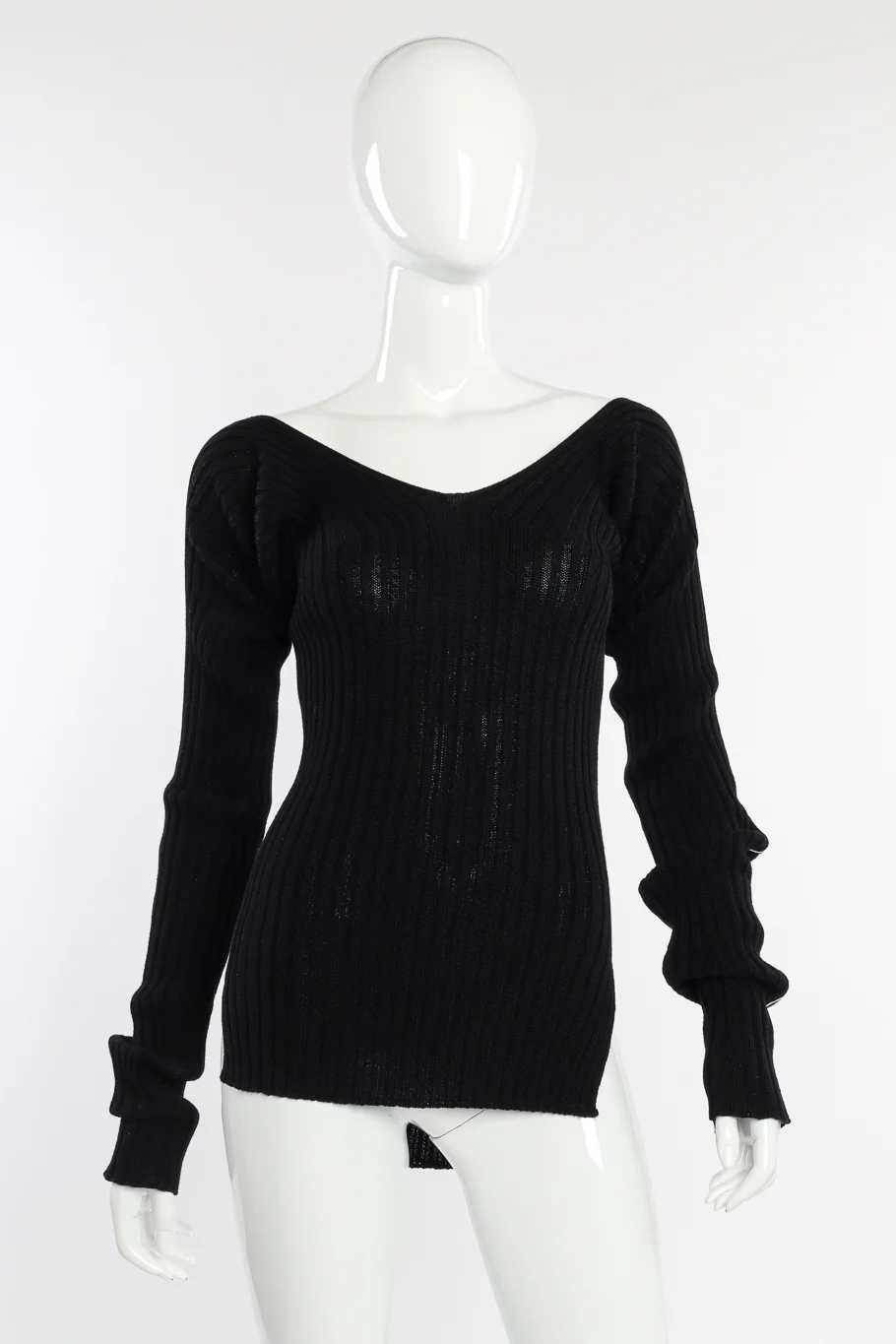 Ribbed Knit Sweater Top