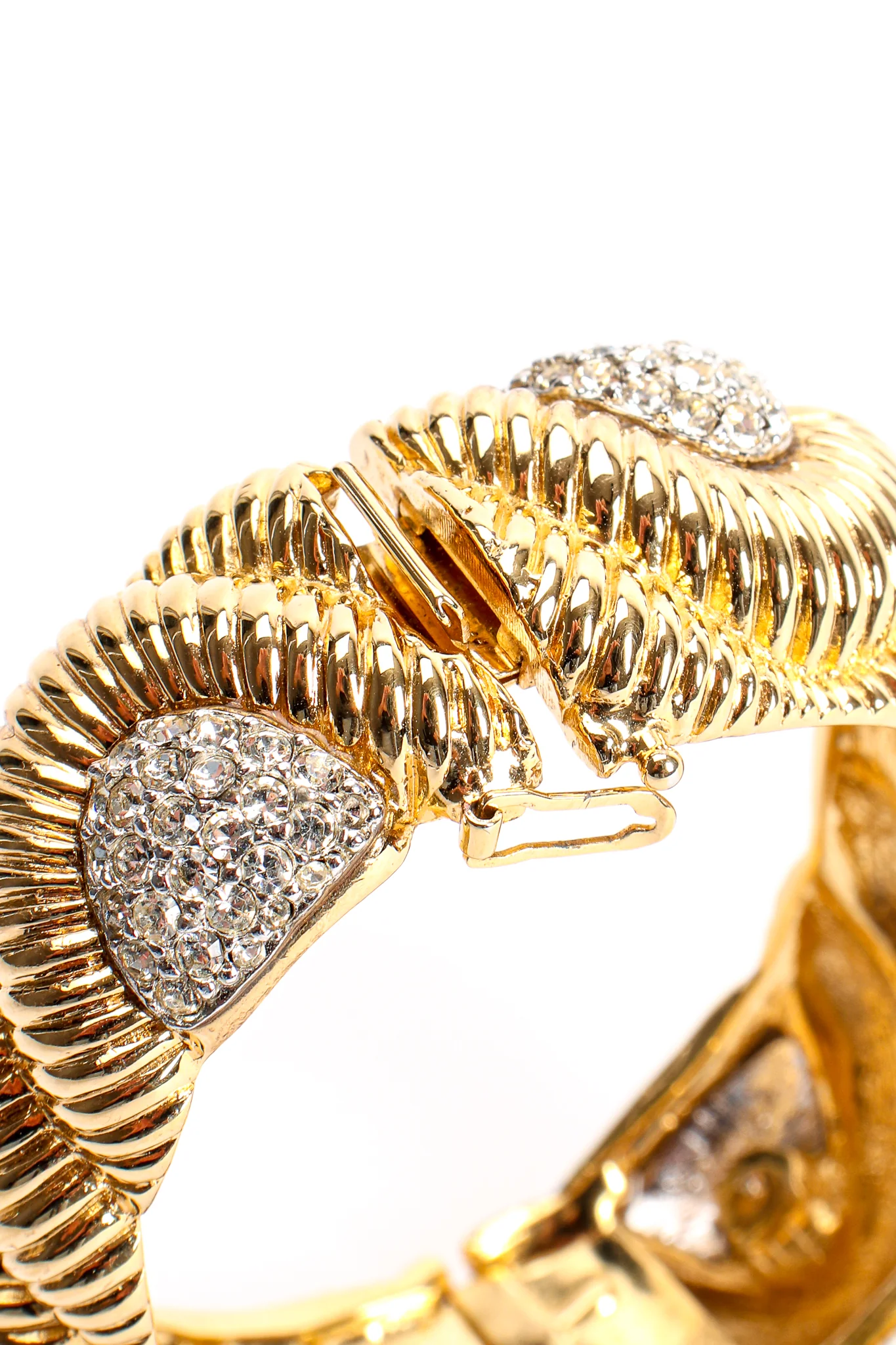 Ribbed Rhinestone Bracelet - Image 8