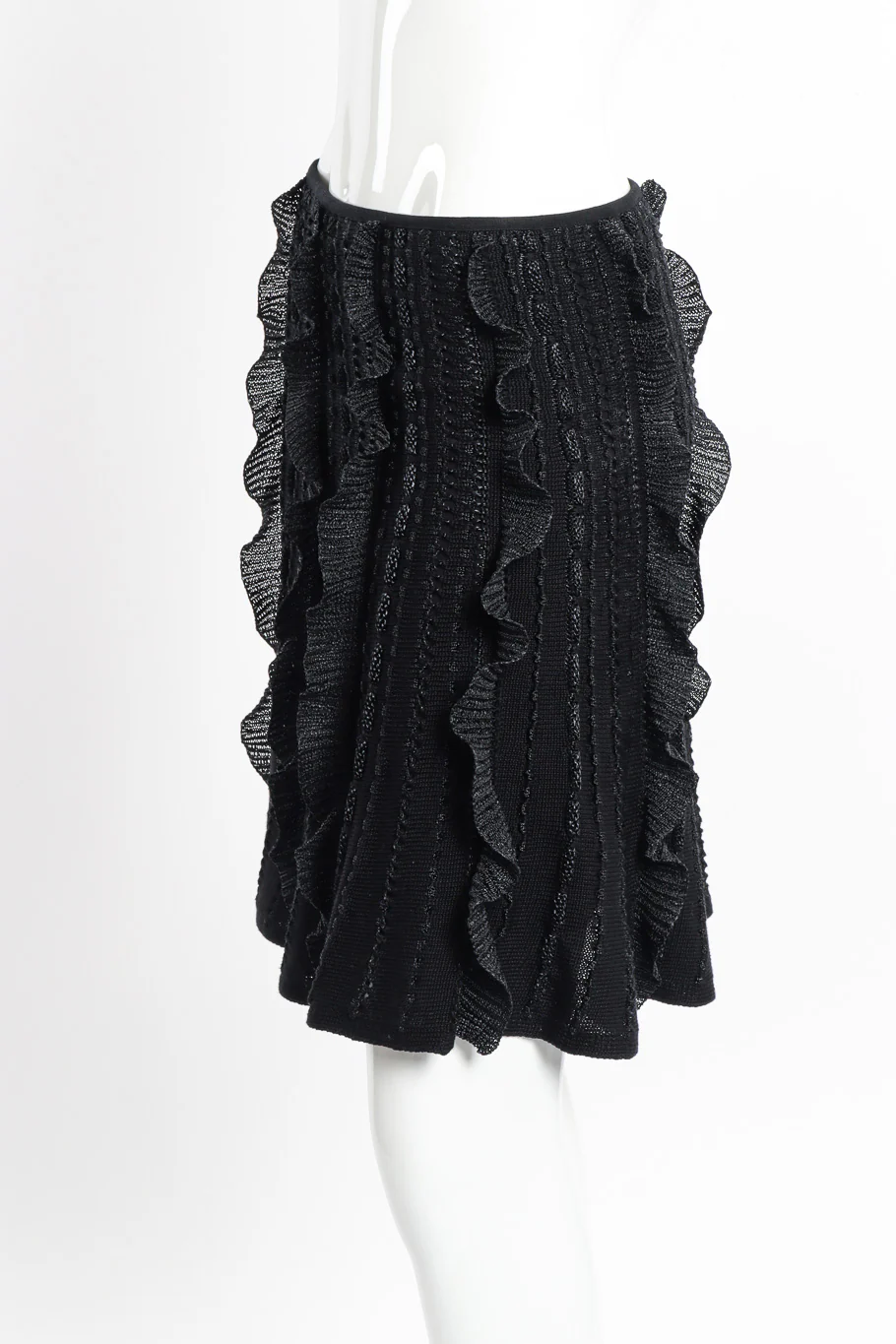 Ribbed Ruffle Knit Top & Skirt Set - Image 5