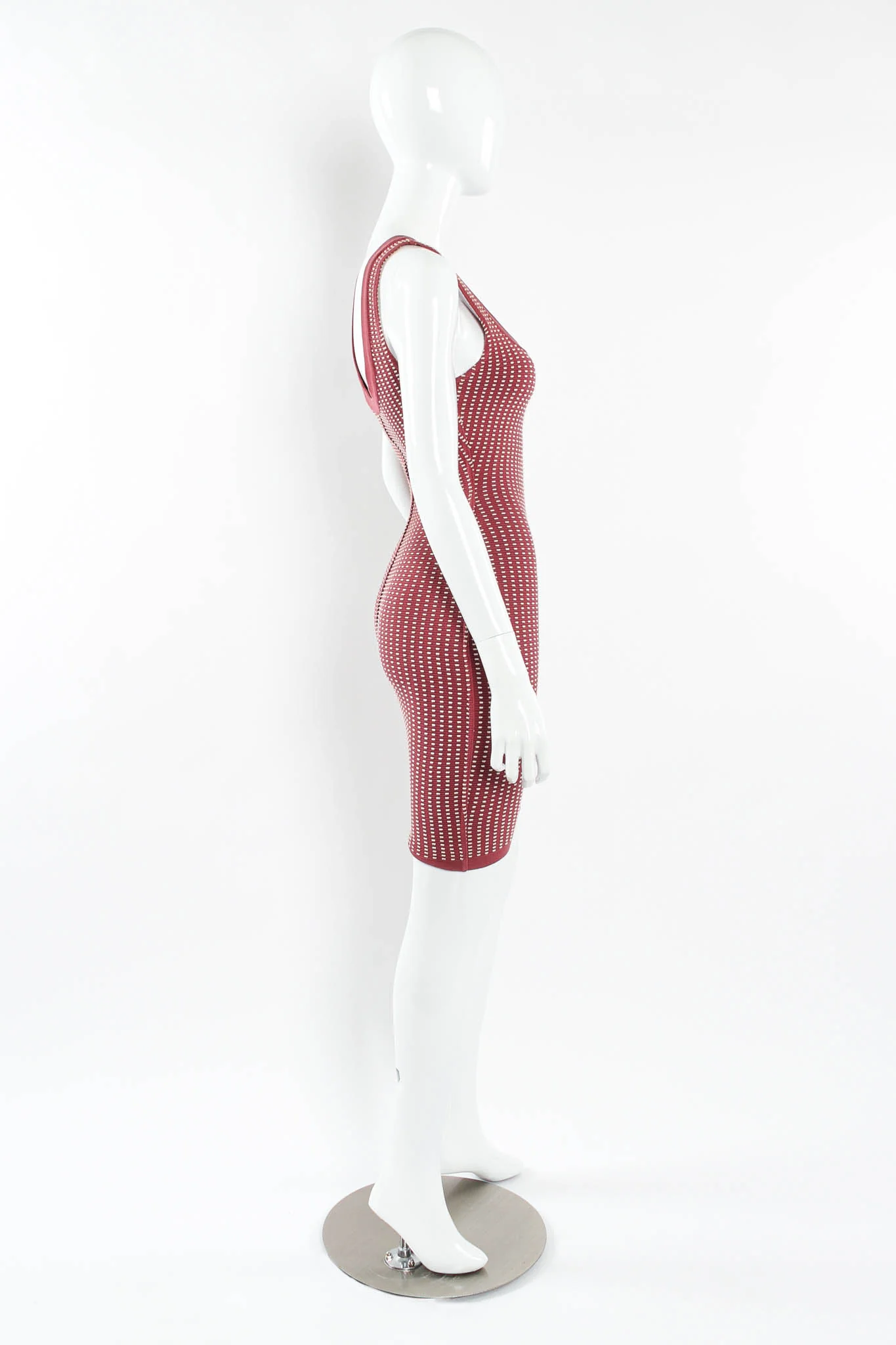 1991 Ribbed Waffle Bodycon Dress I - Image 6