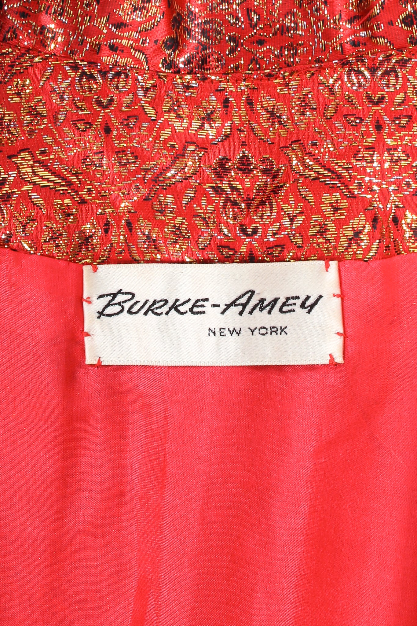 Ribbon Brocade Caftan Dress - Image 9