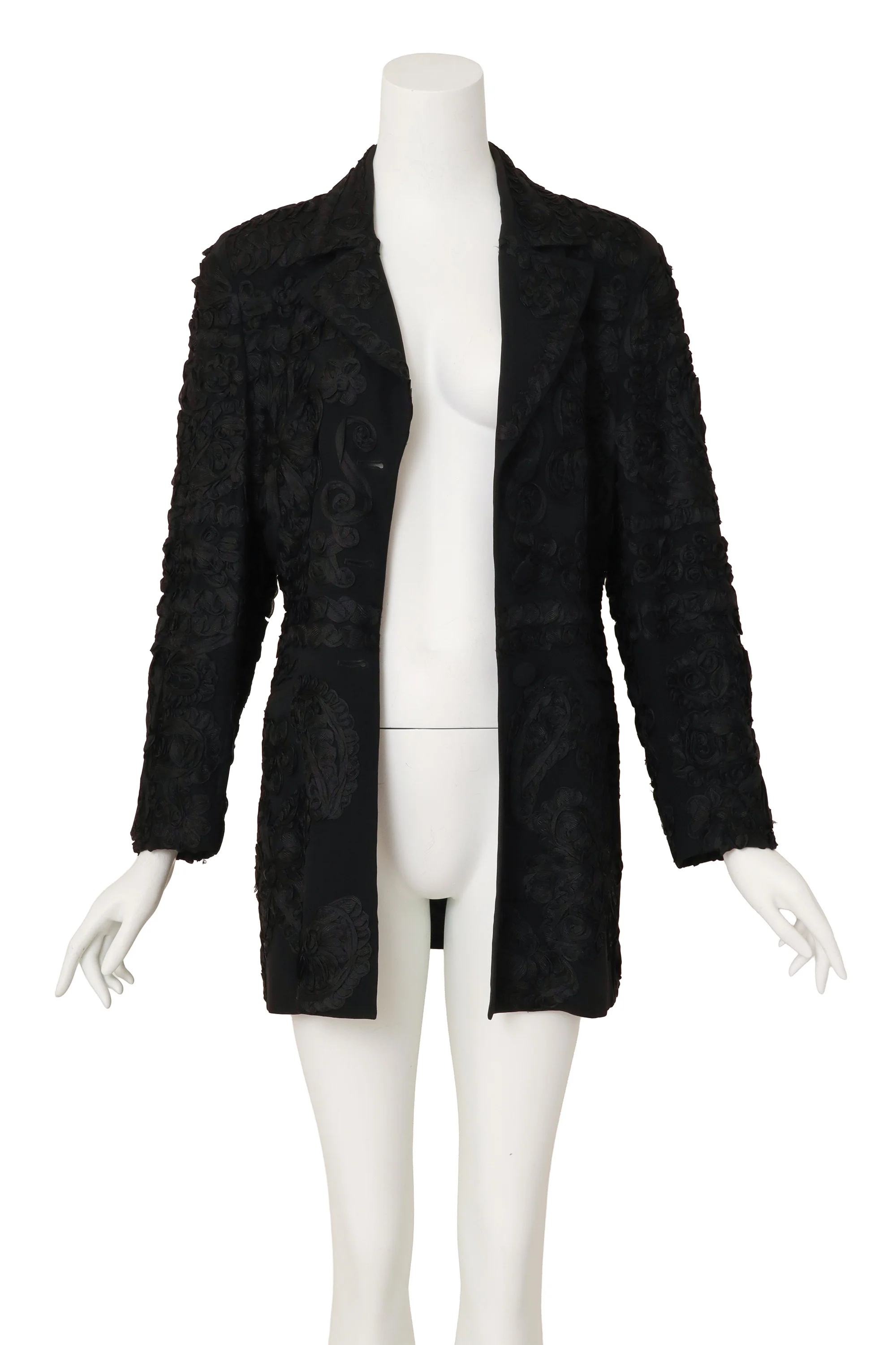 Ribbon Embroidered Blazer - Image 3