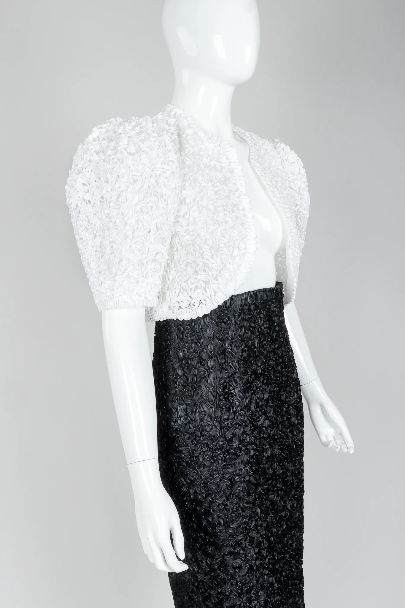 Ribbon Lace Jacket & Two Skirt Set