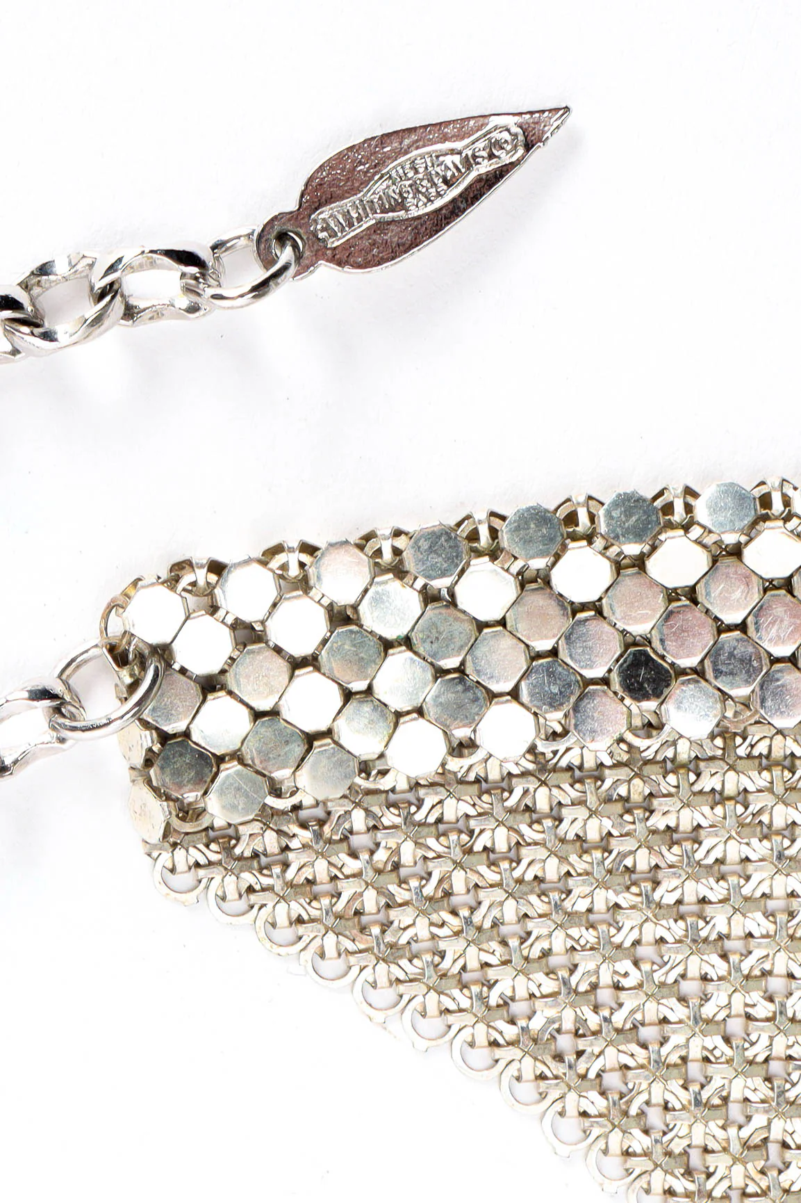 Chain Mesh Bib Necklace - Image 10