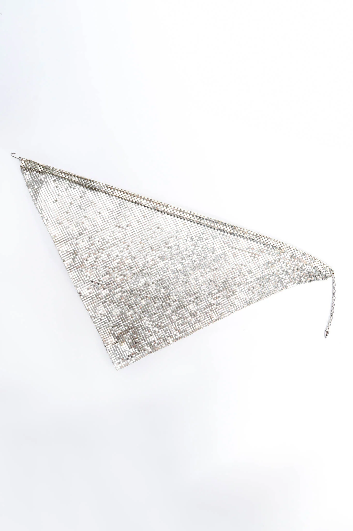 Chain Mesh Bib Necklace - Image 3