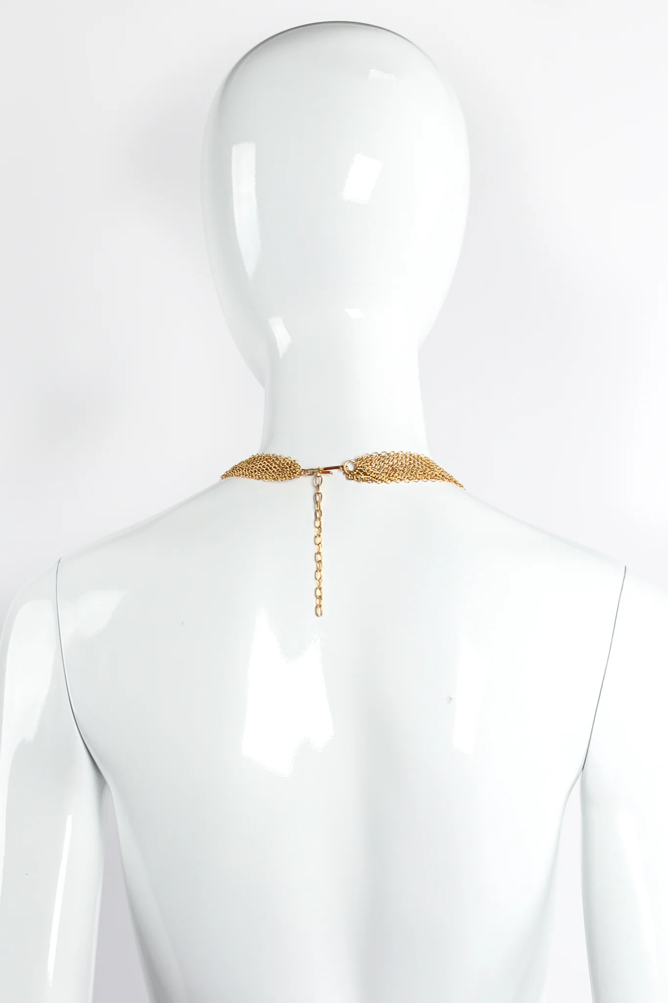Ring Mesh Swarovski Bar Choker - Image 2