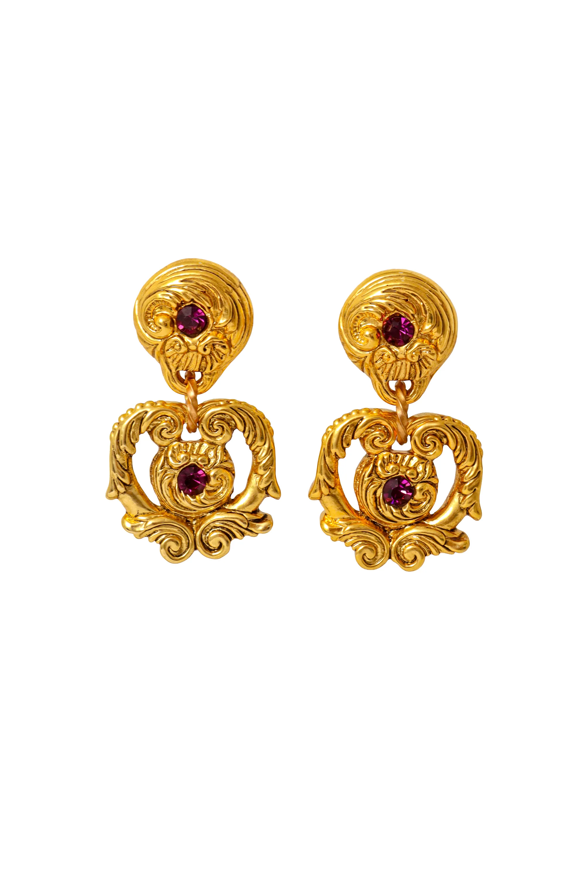 Rococo Scroll Earrings