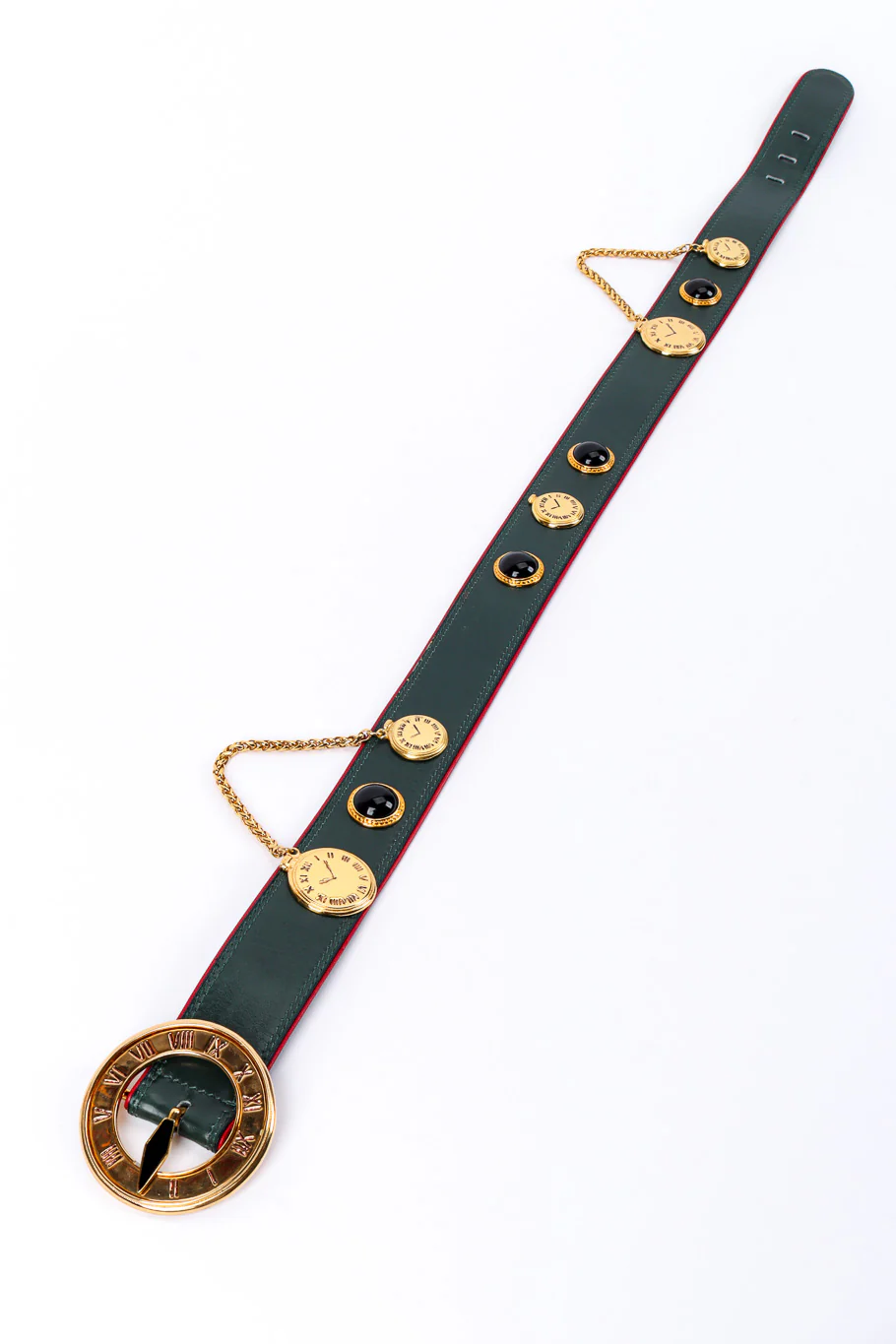 Roman Clock Leather Belt - Image 3