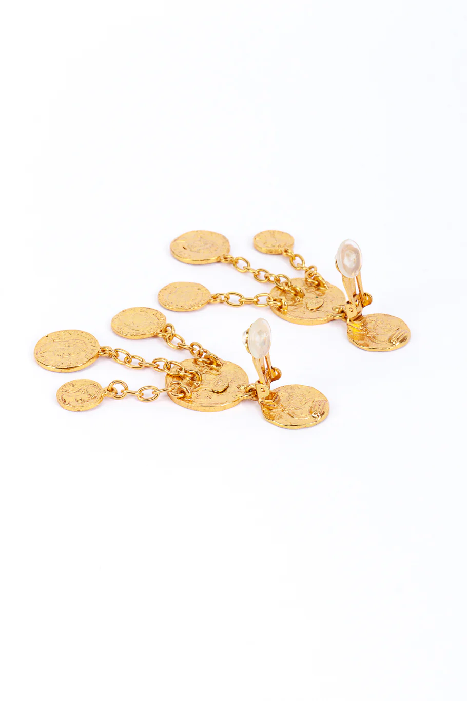 Roman Coin Dangle Earrings - Image 4