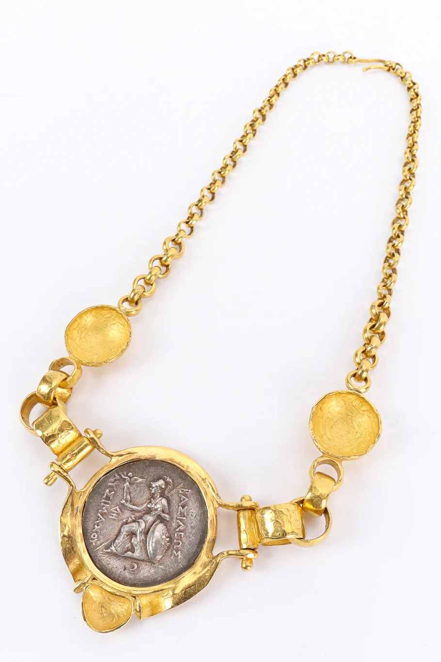 Roman Coin Pendant Necklace - Image 3
