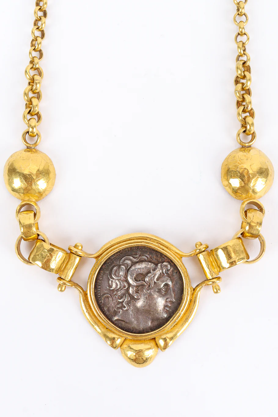Roman Coin Pendant Necklace - Image 4