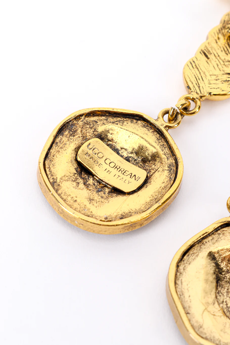 Roman Medallion Drop Earrings - Image 9