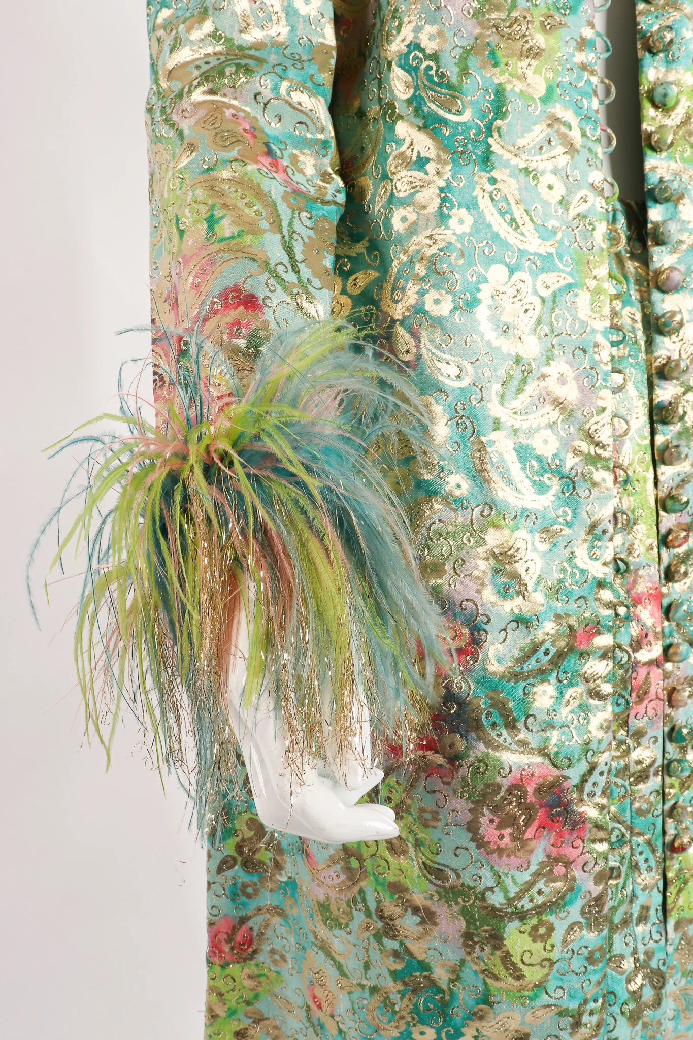 Romantica Brocade Duster & Skirt Set - Image 4