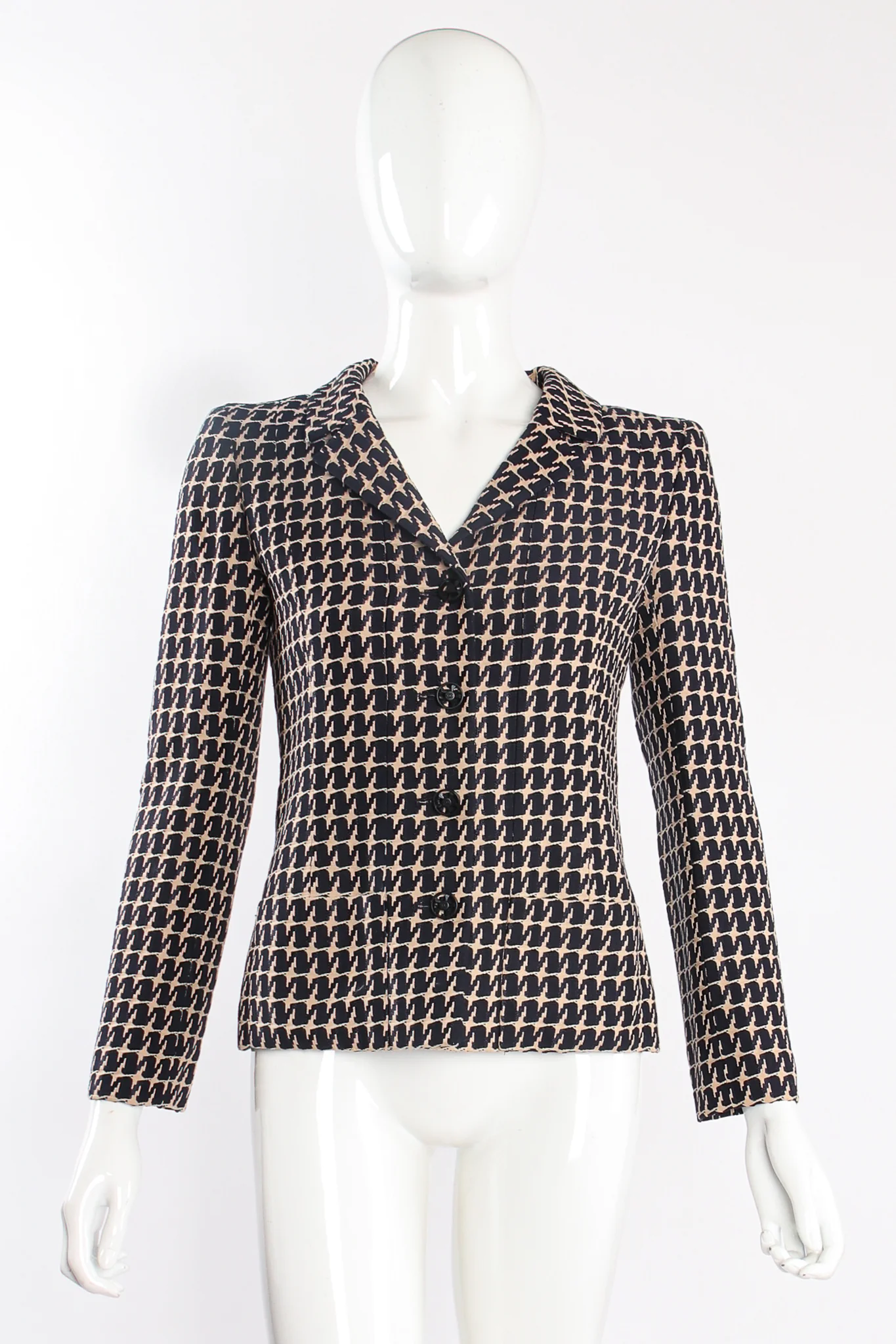 2001 S/S Rope Textured Grosgrain Jacket - Image 2