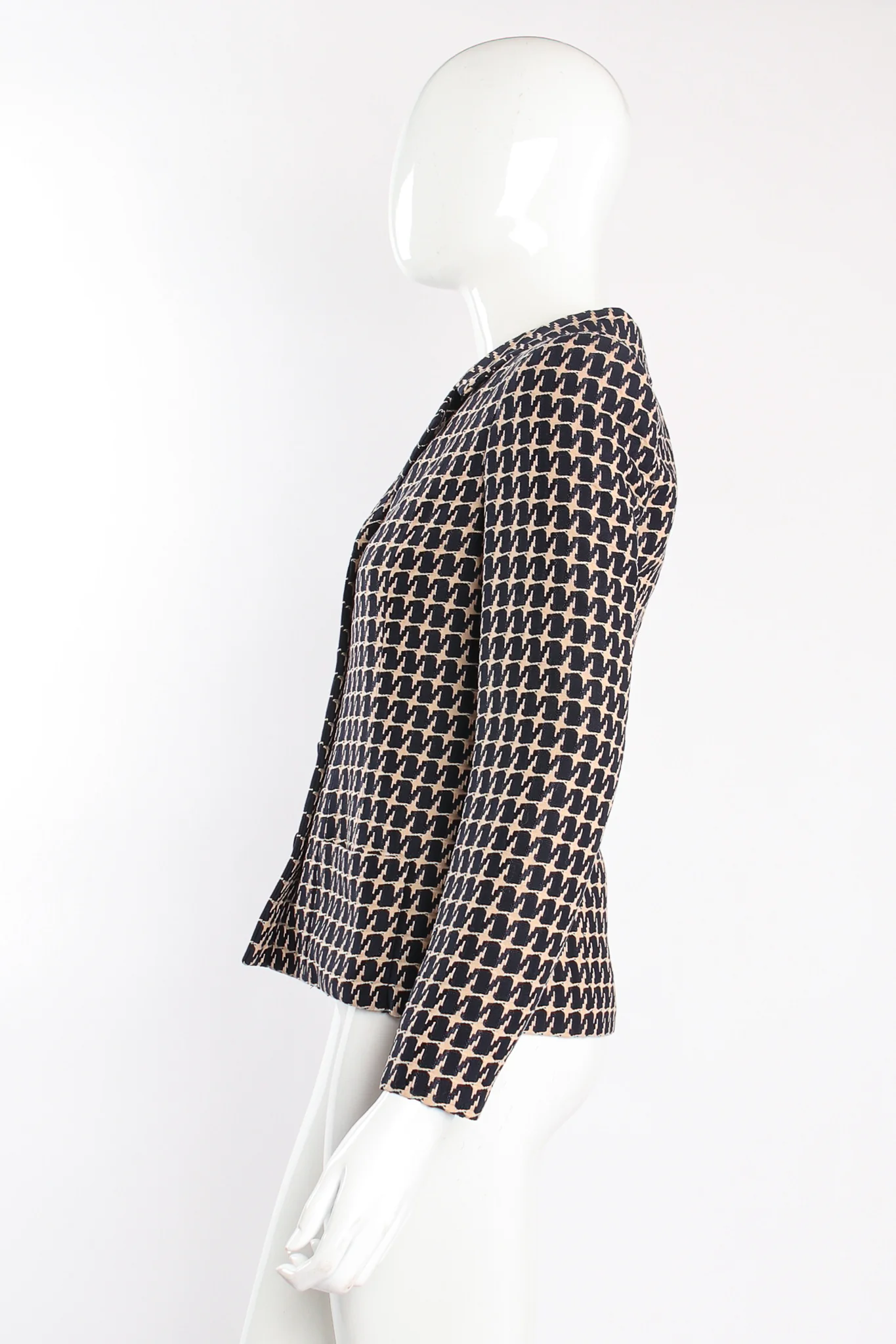 2001 S/S Rope Textured Grosgrain Jacket - Image 3