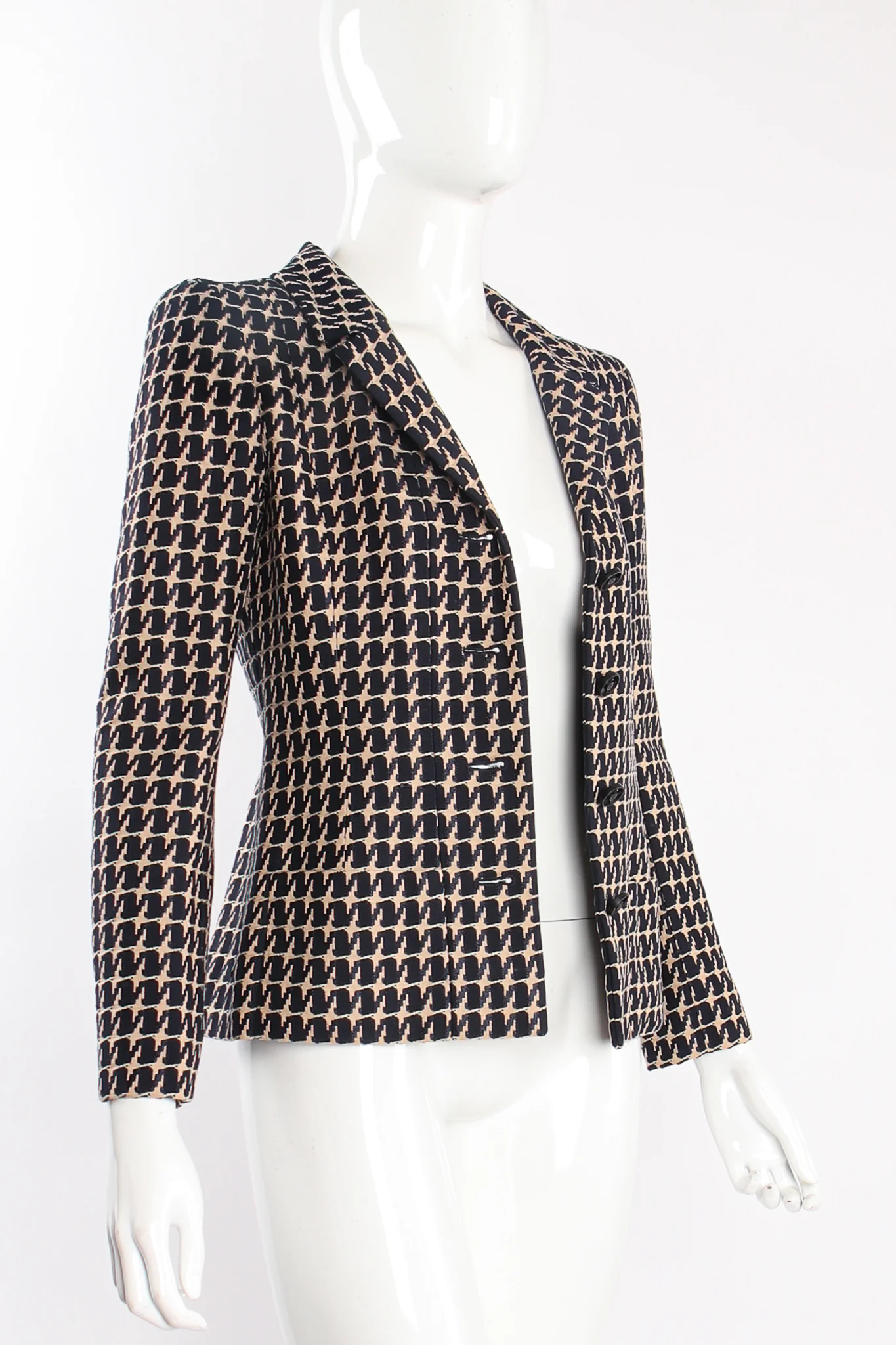 2001 S/S Rope Textured Grosgrain Jacket - Image 5