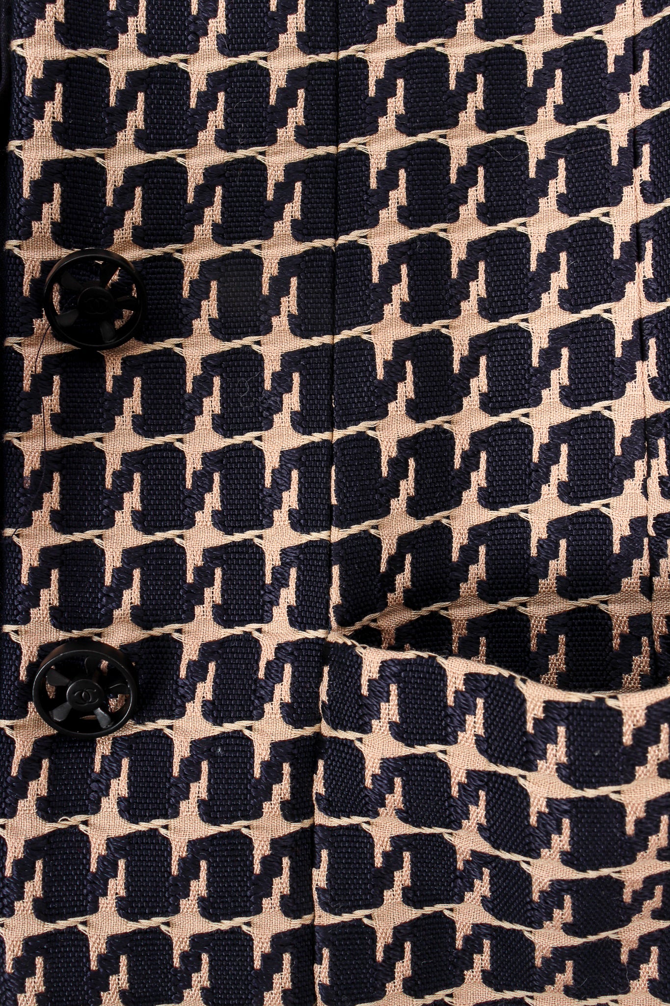 2001 S/S Rope Textured Grosgrain Jacket - Image 6
