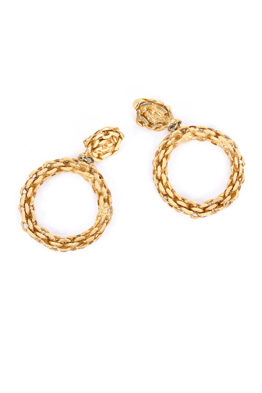 Rope Chain Hoop Earrings - Image 3