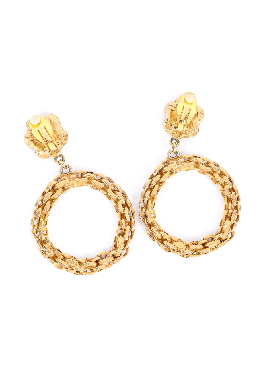 Rope Chain Hoop Earrings - Image 4