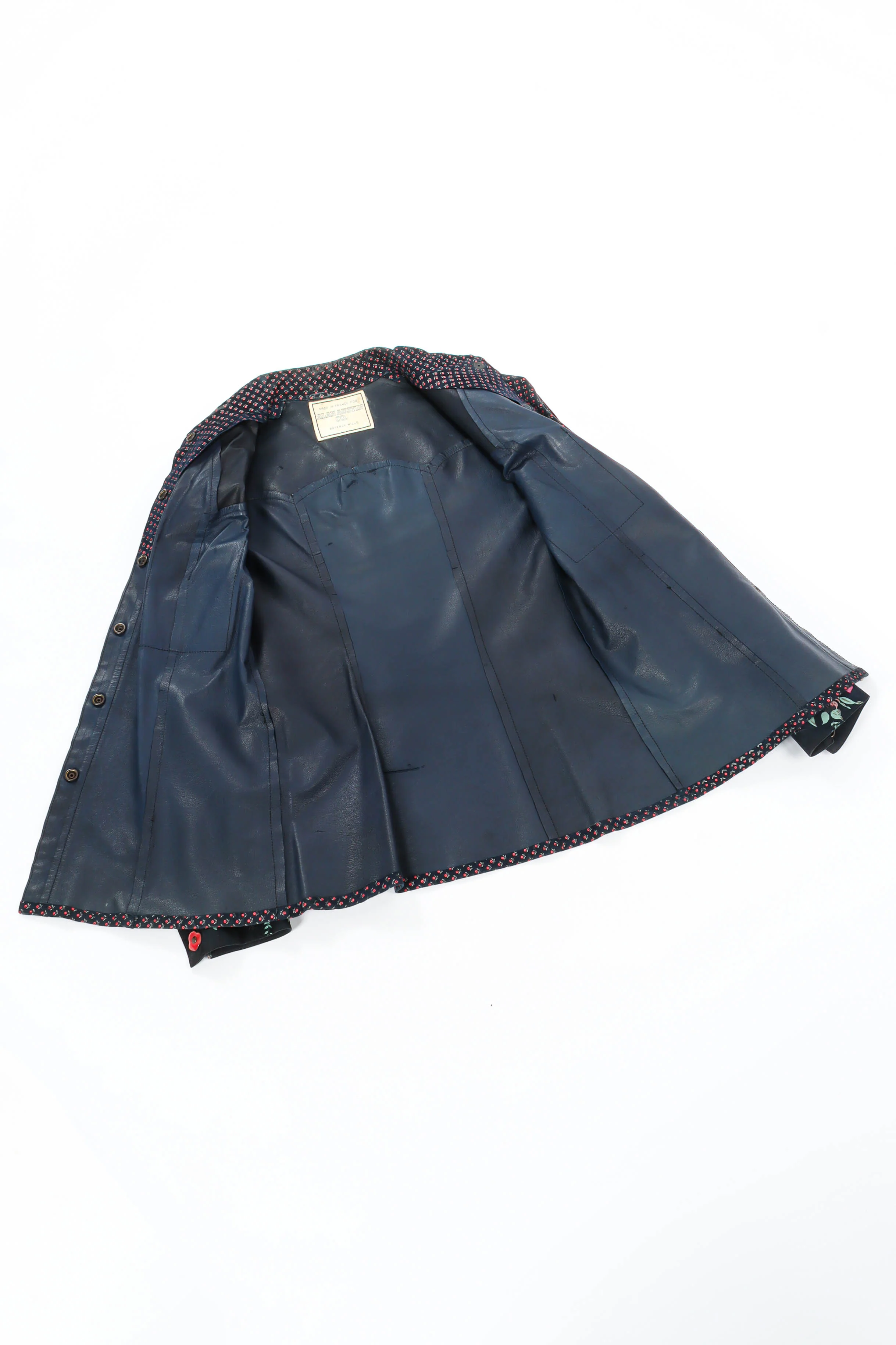 Rose Floral Leather Shirt - Image 5