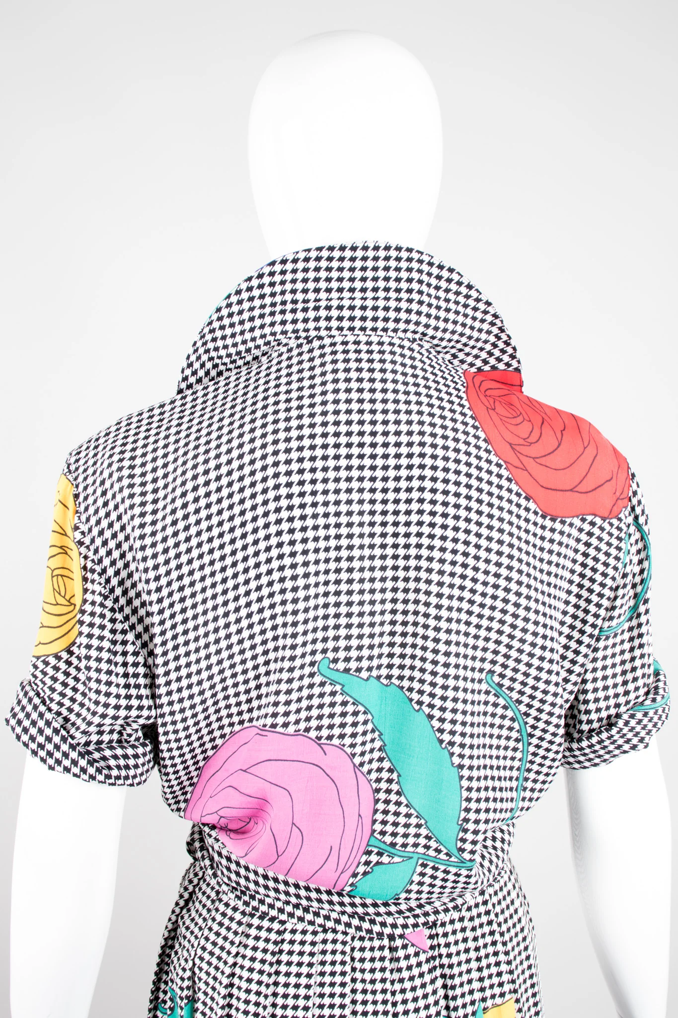 Rose Houndstooth Top & Skirt Set - Image 11