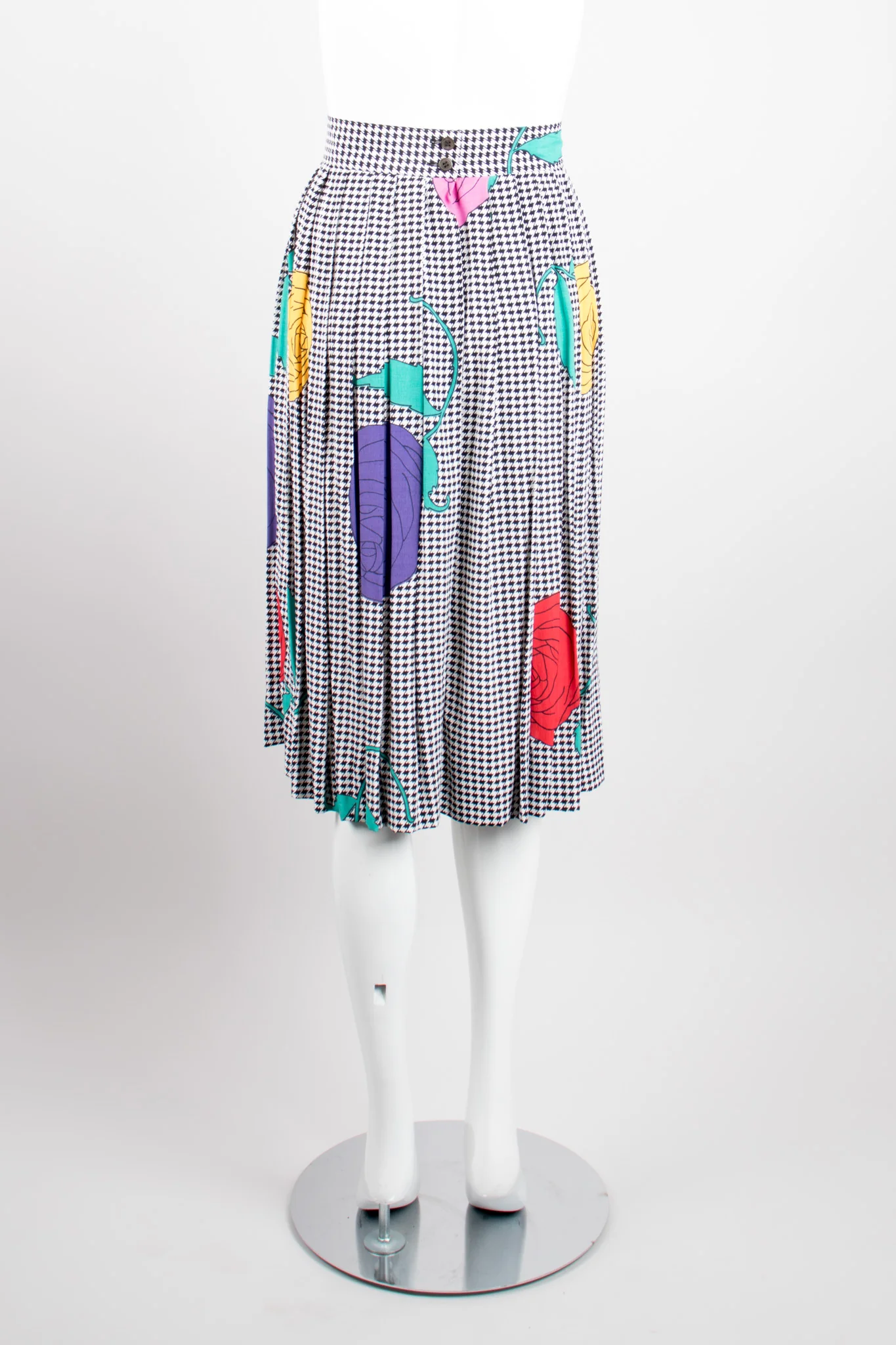 Rose Houndstooth Top & Skirt Set - Image 17