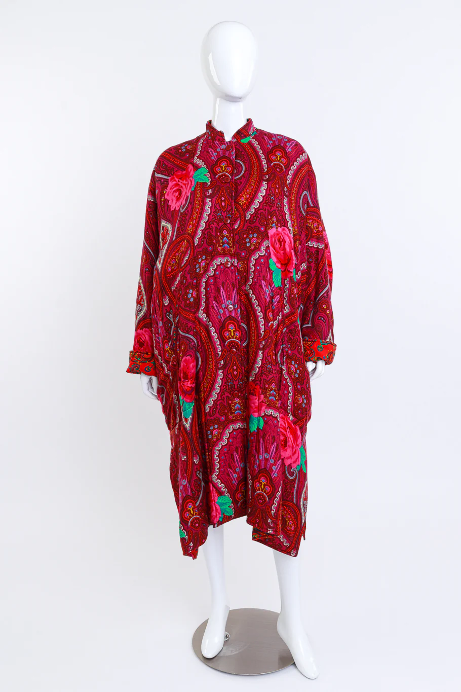 Rose & Paisley Quilted Coat