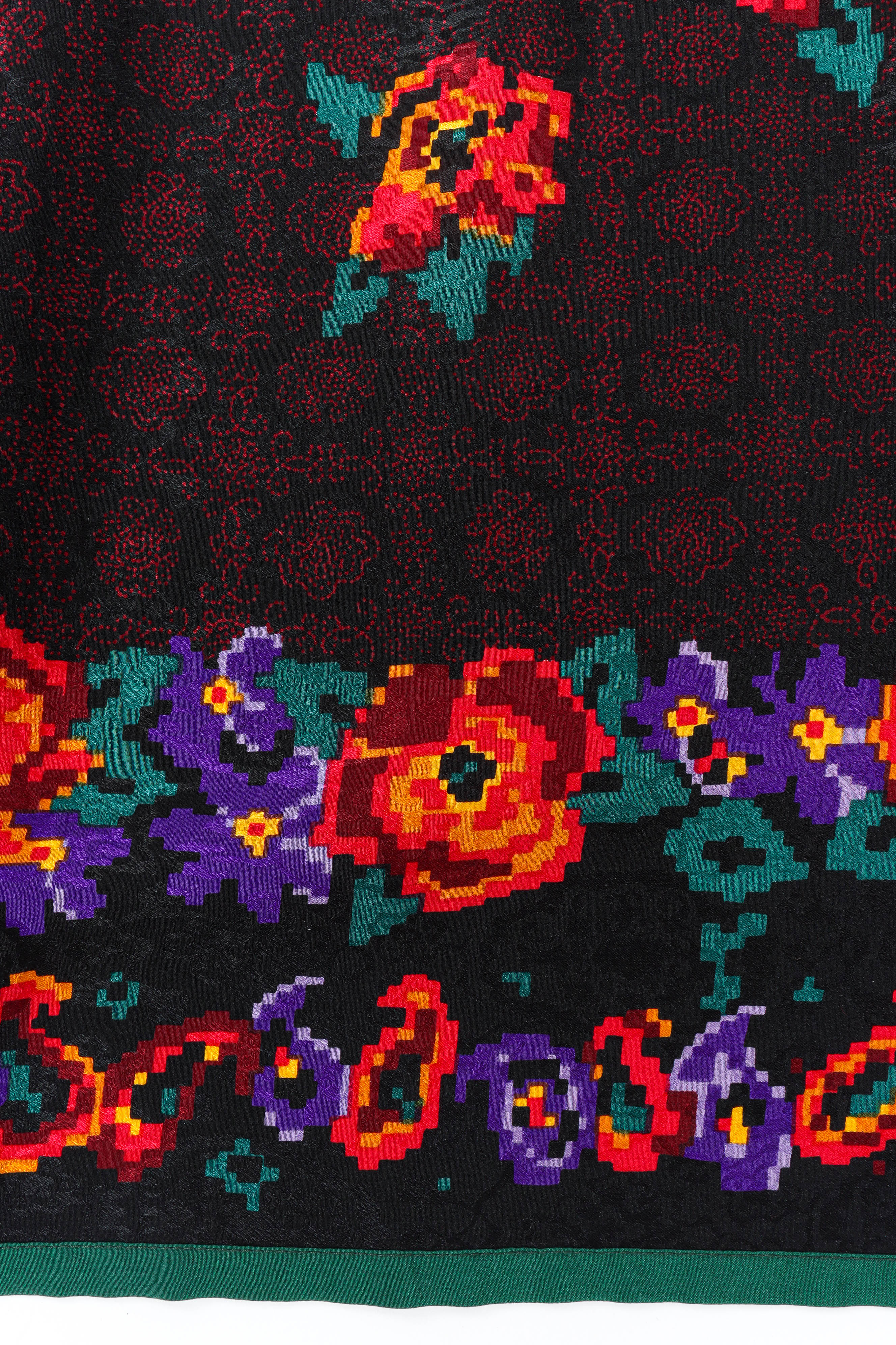 Rose Pixel Floral Skirt - Image 5