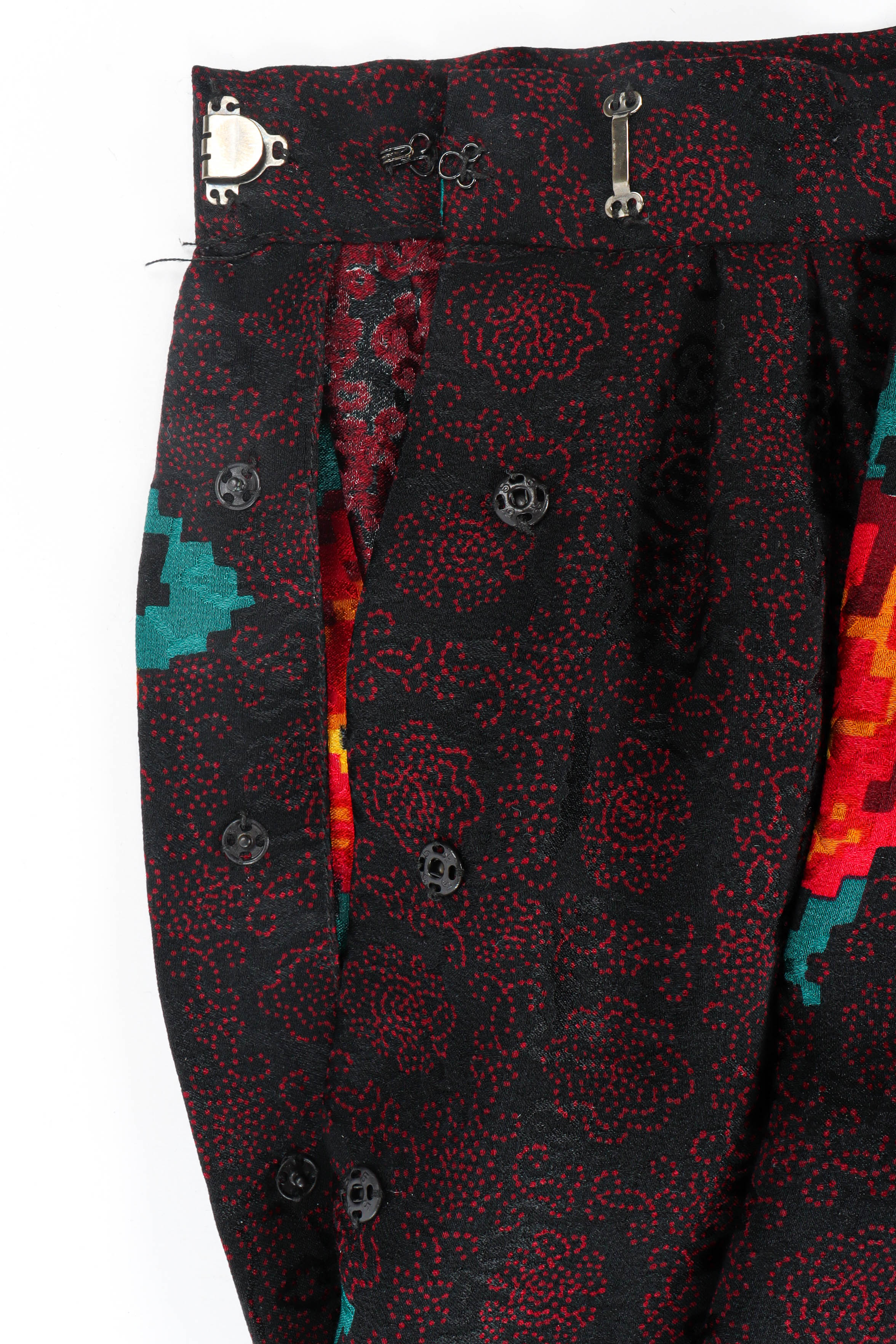 Rose Pixel Floral Skirt - Image 8