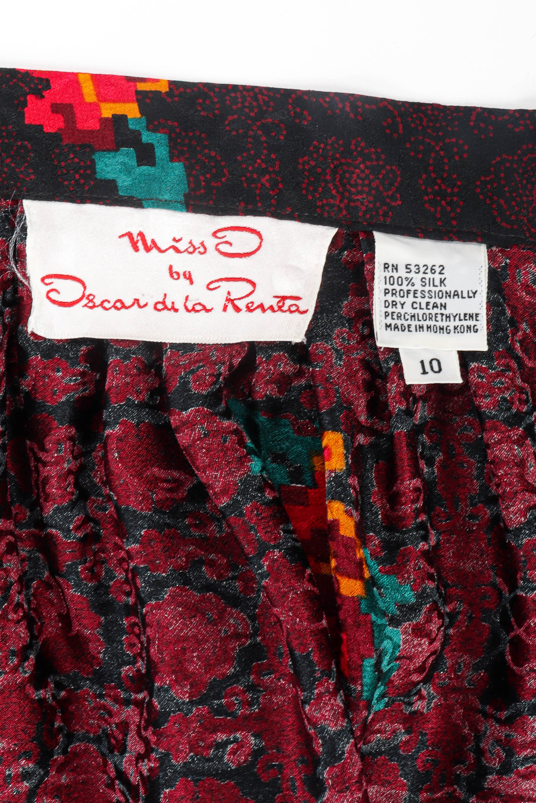 Rose Pixel Floral Skirt - Image 9