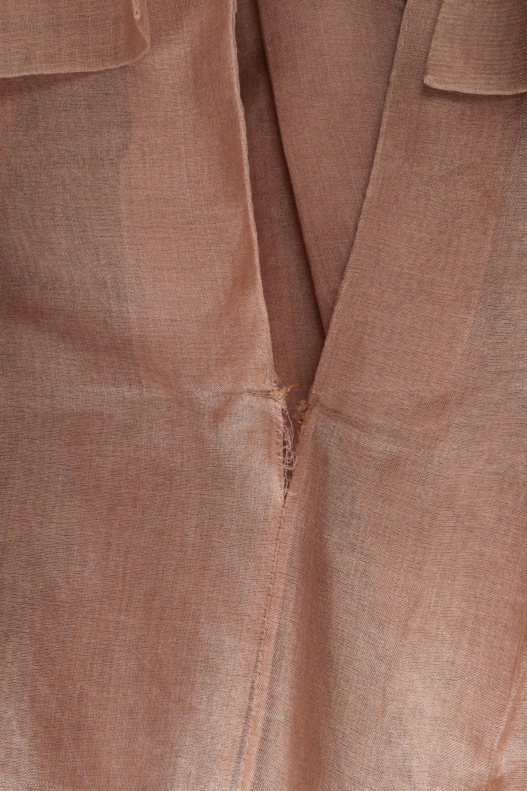 1960s Rose Foliage Cocktail Dress - Image 10