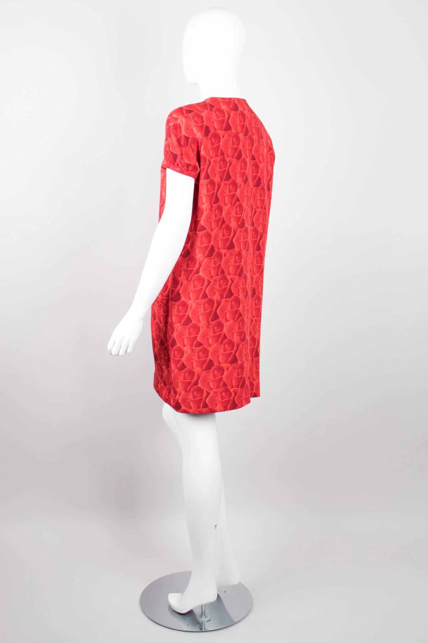 Rose Print Dress - Image 5