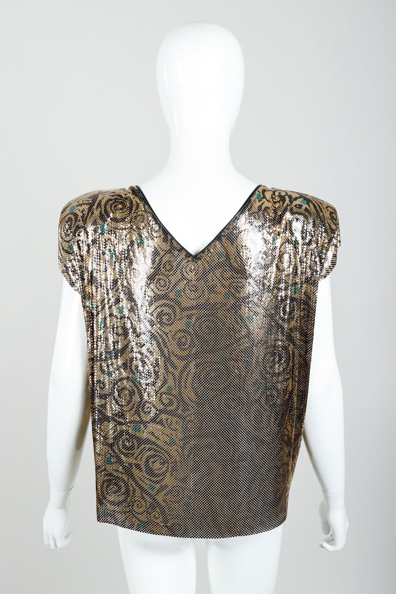 Rose Queen Draped Mesh Top - Image 5