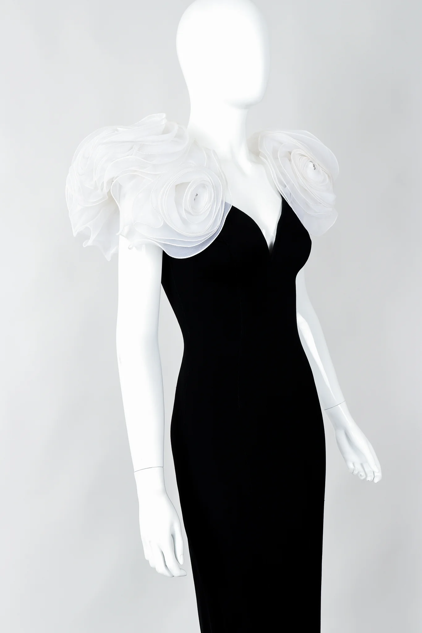 Rosette Sheath Gown - Image 2