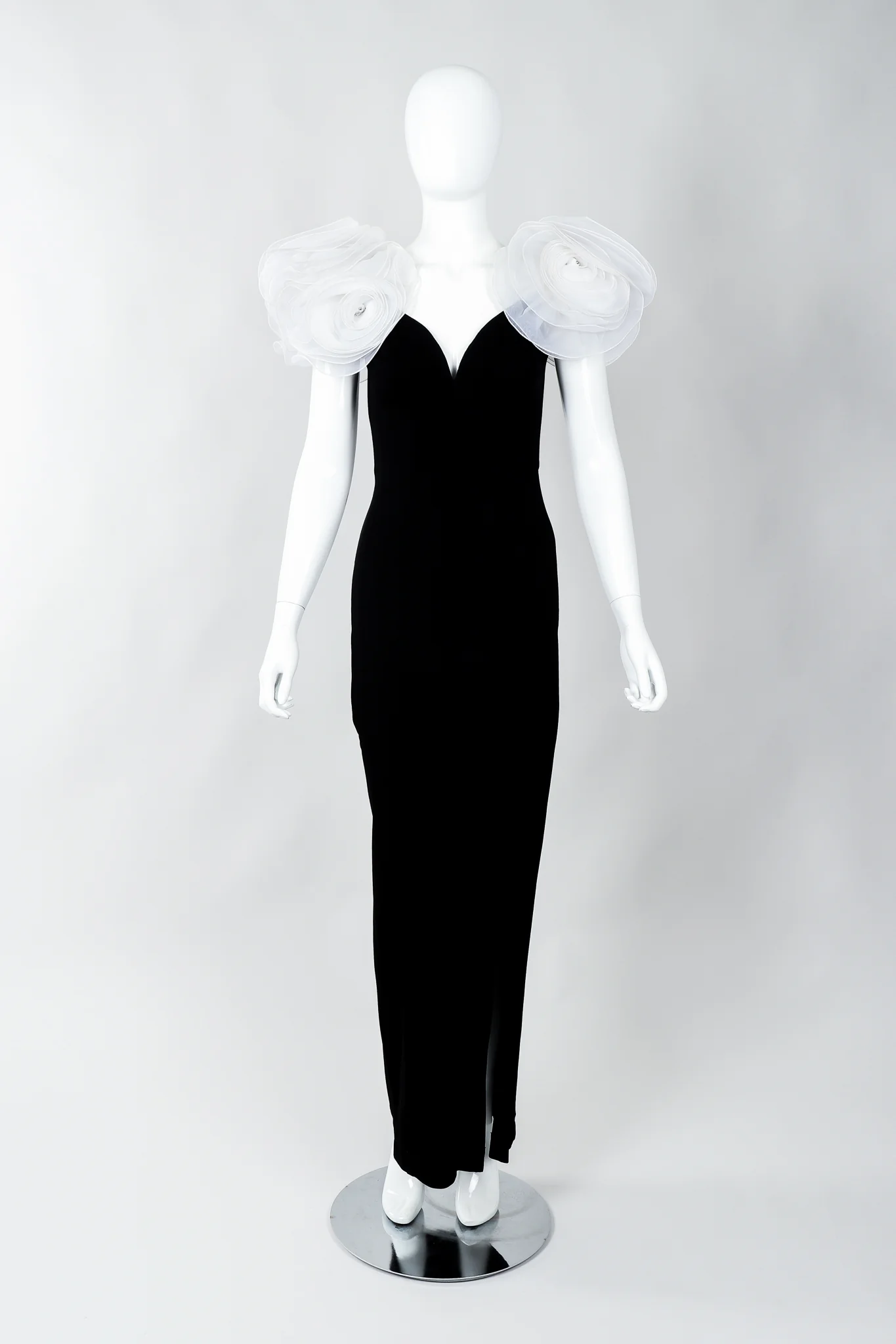 Rosette Sheath Gown - Image 4