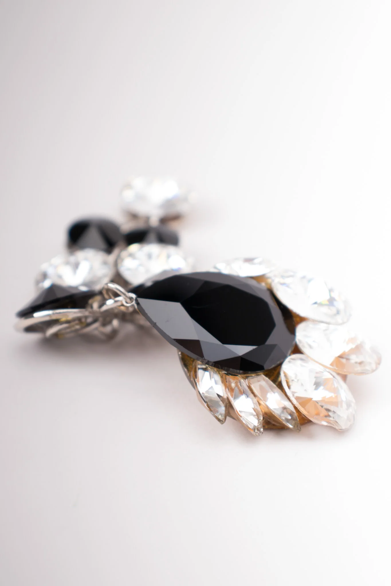 Round Crystal Doll Drop Earrings - Image 8