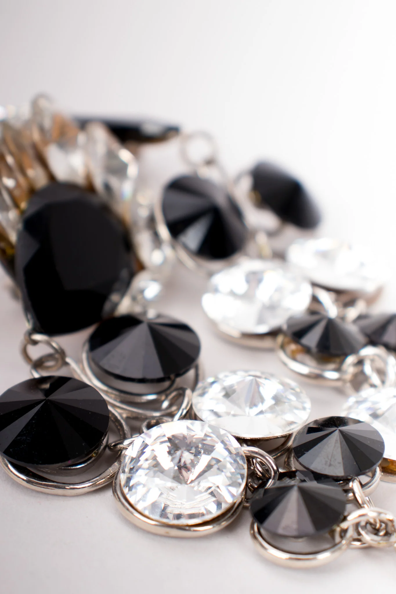 Round Crystal Doll Drop Earrings - Image 9