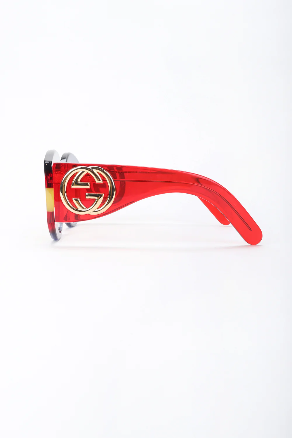 Round Stripe Sunglasses - Image 4