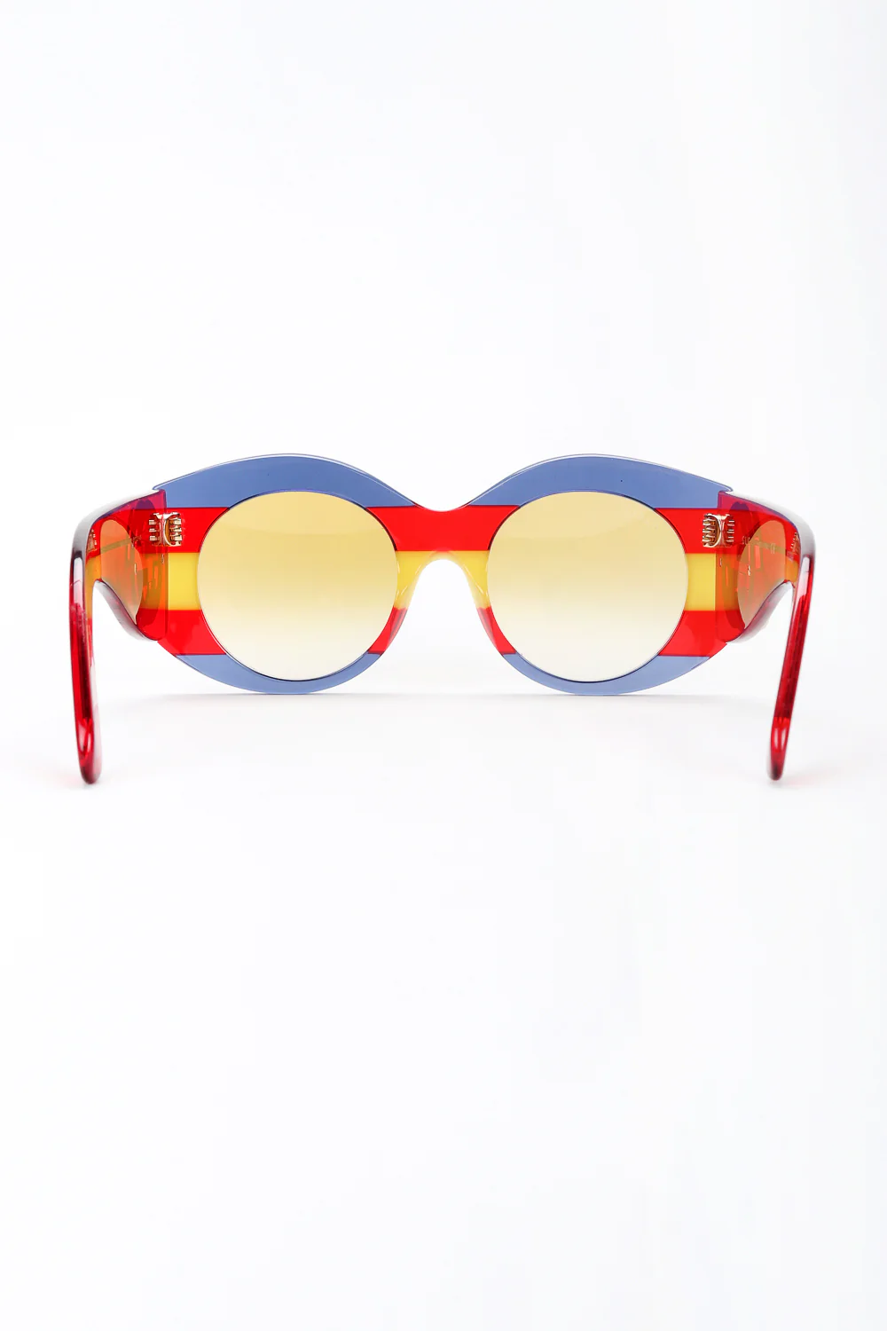Round Stripe Sunglasses - Image 5