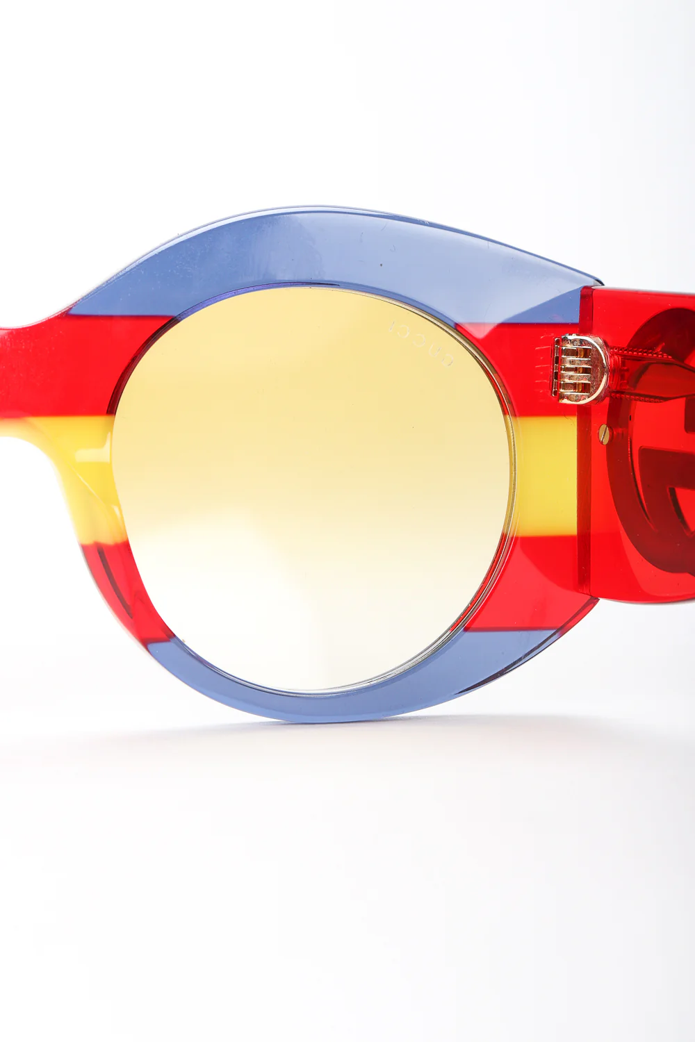 Round Stripe Sunglasses - Image 7
