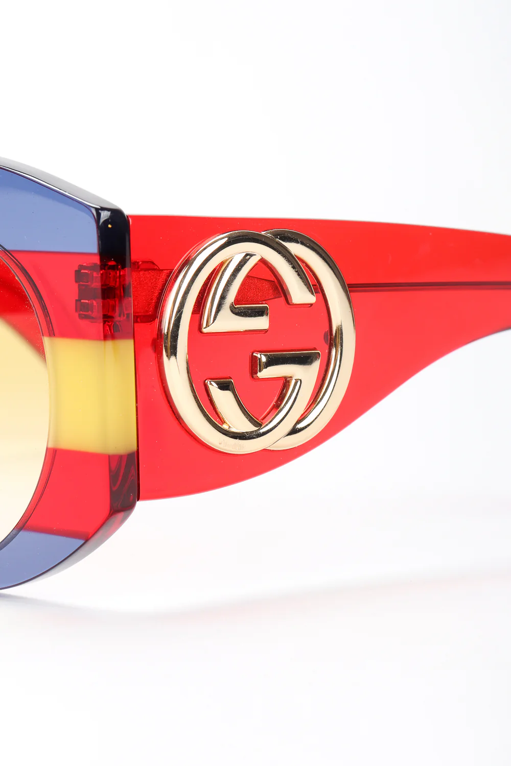 Round Stripe Sunglasses - Image 8