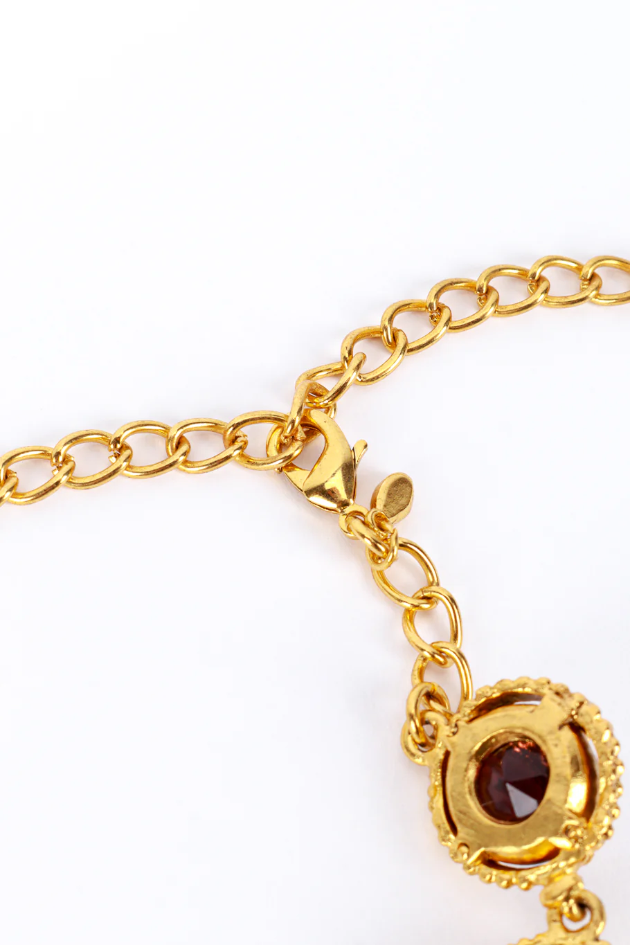 Royal Cross Gripoix Pendant Necklace - Image 6