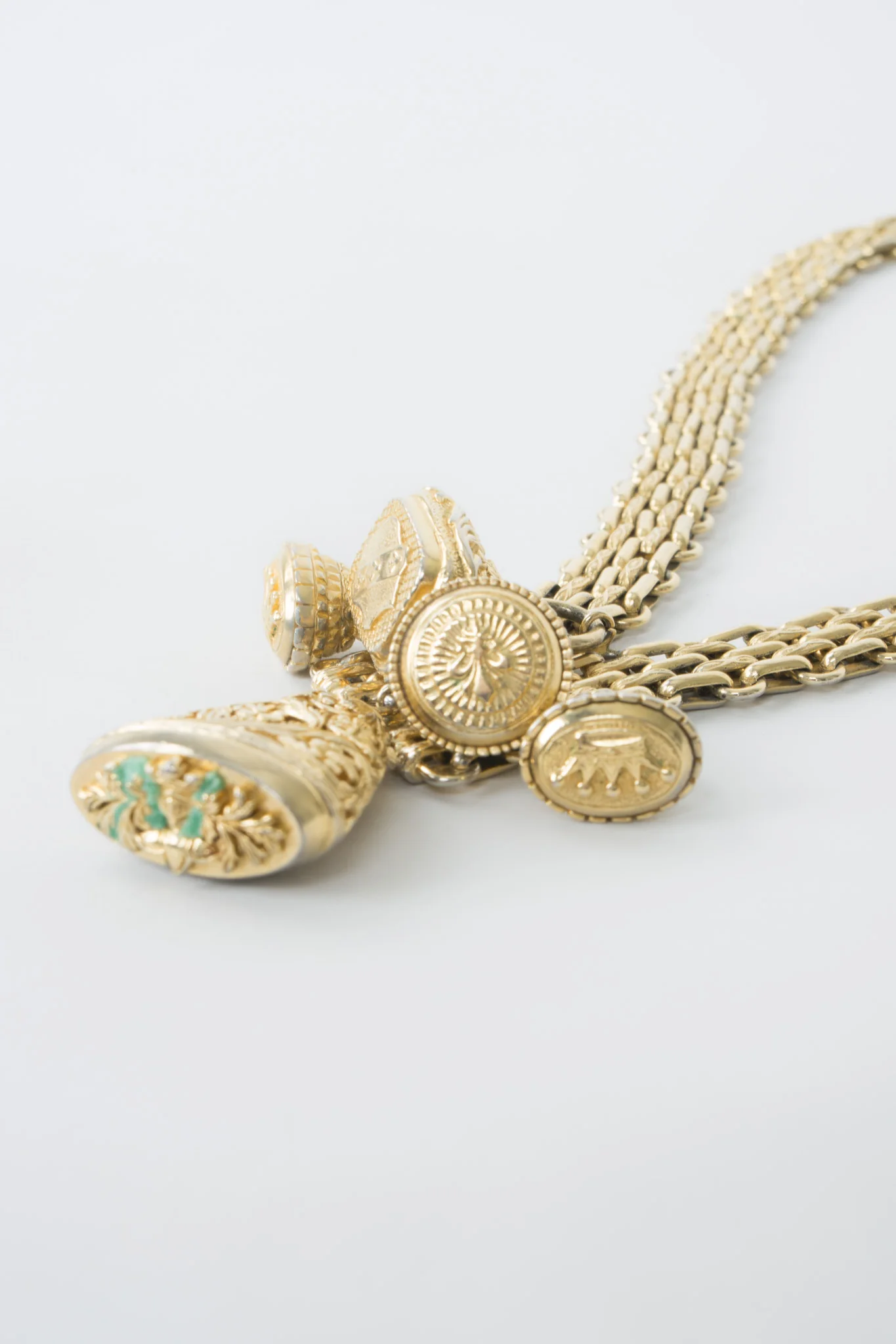 Royal Filigree Charm Necklace - Image 4