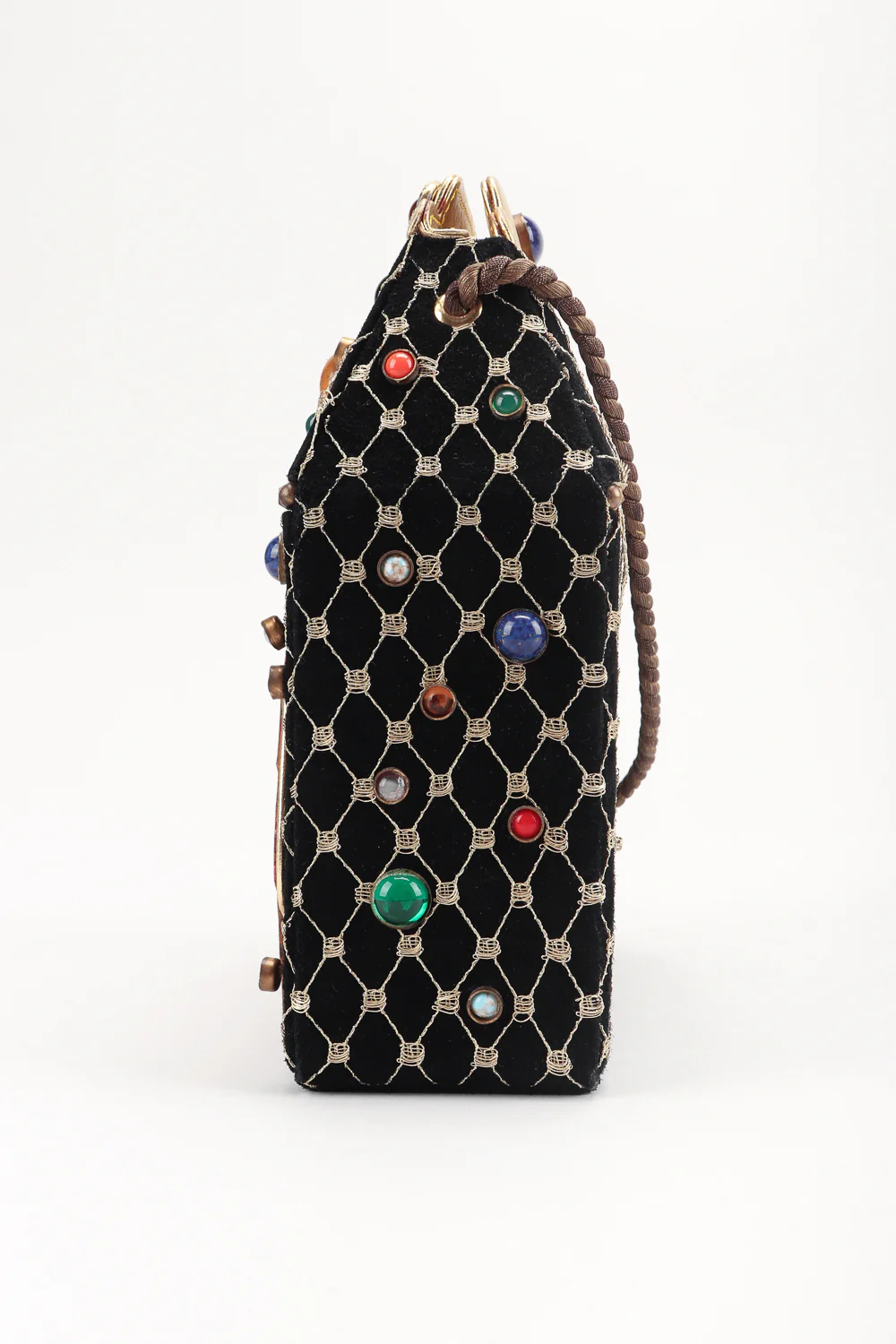 Royal Jeweled Box Bag - Image 5