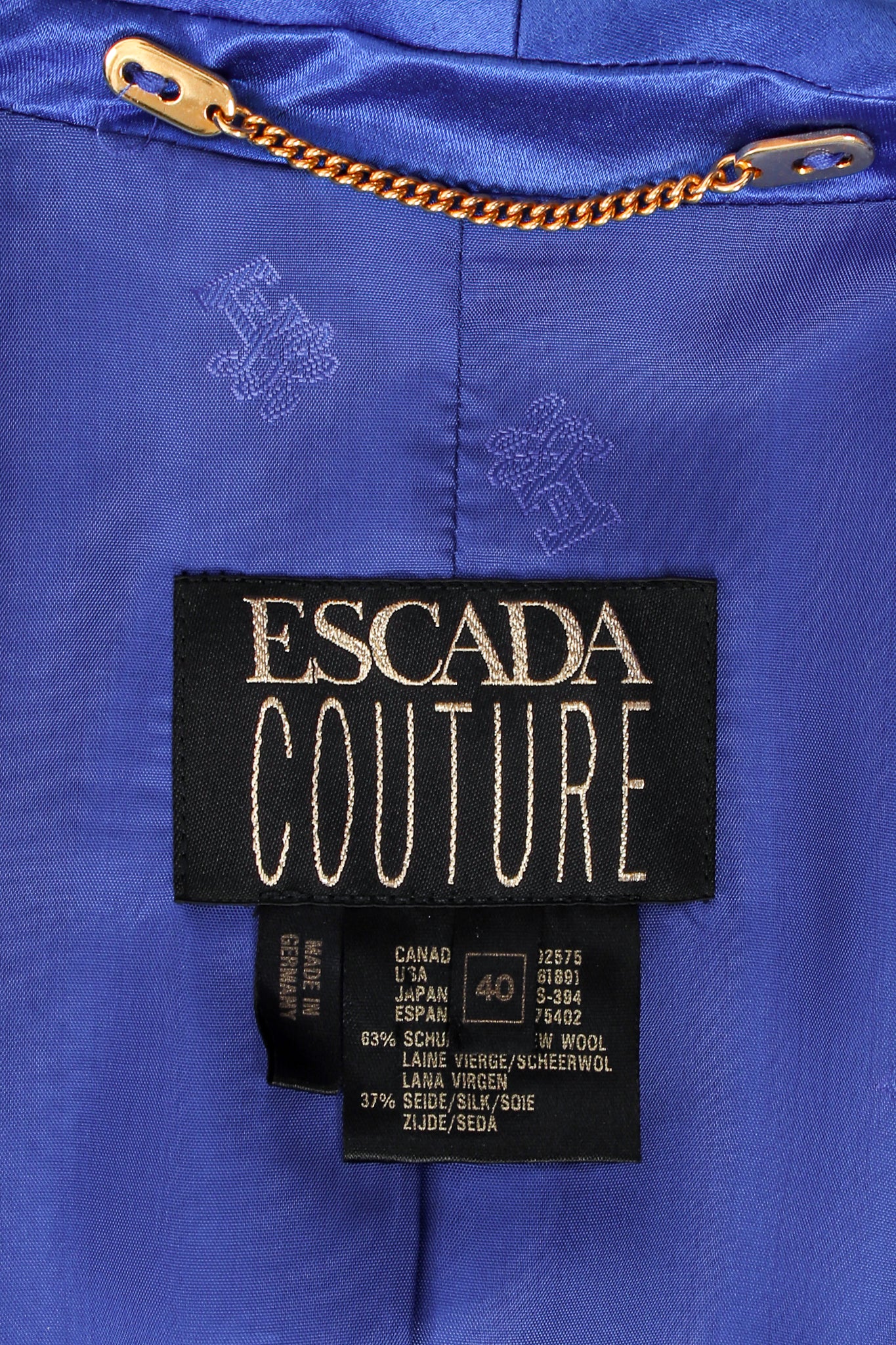 Royal Satin Boyfriend Jacket - Image 8