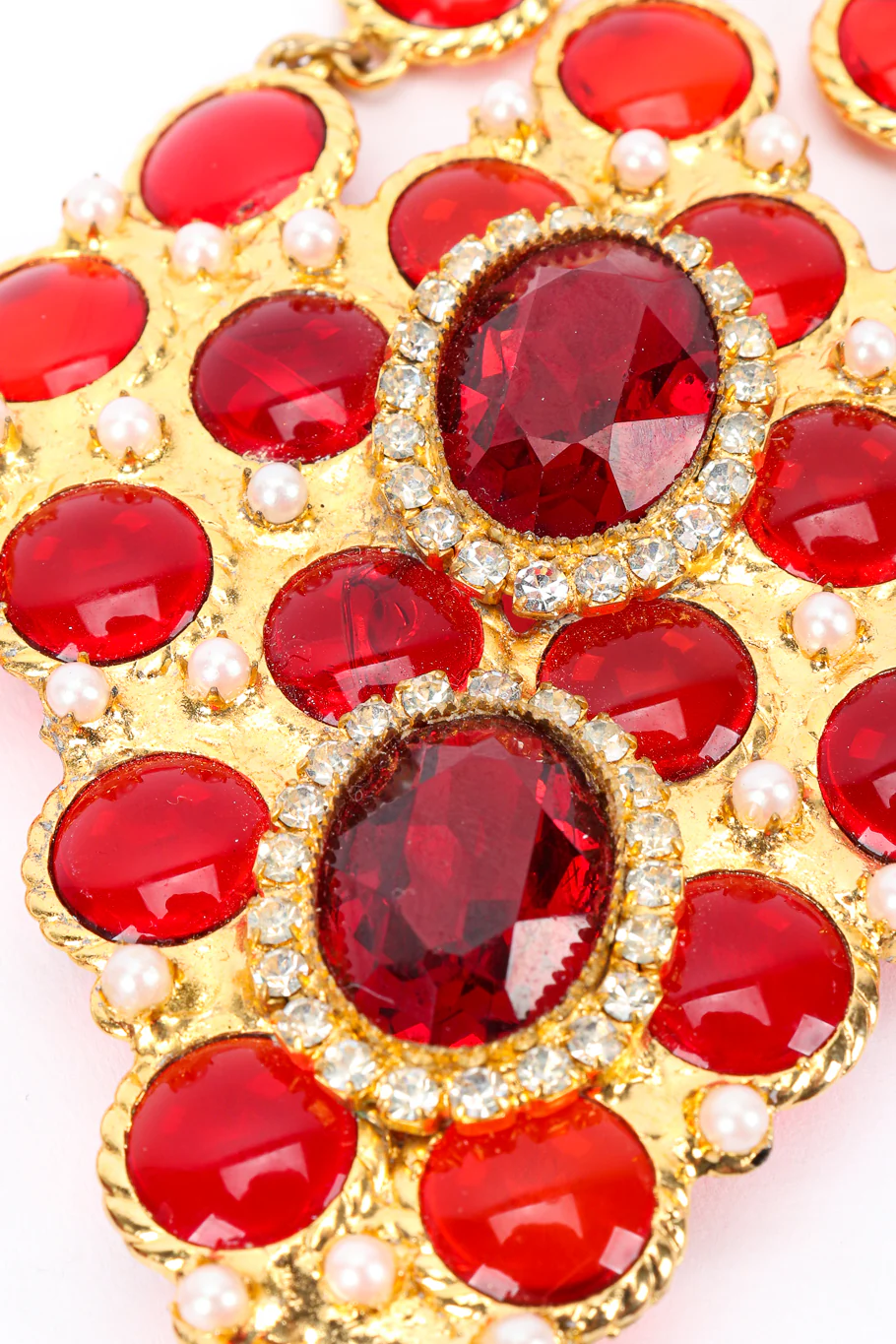 Ruby Drop Pendant Necklace - Image 4