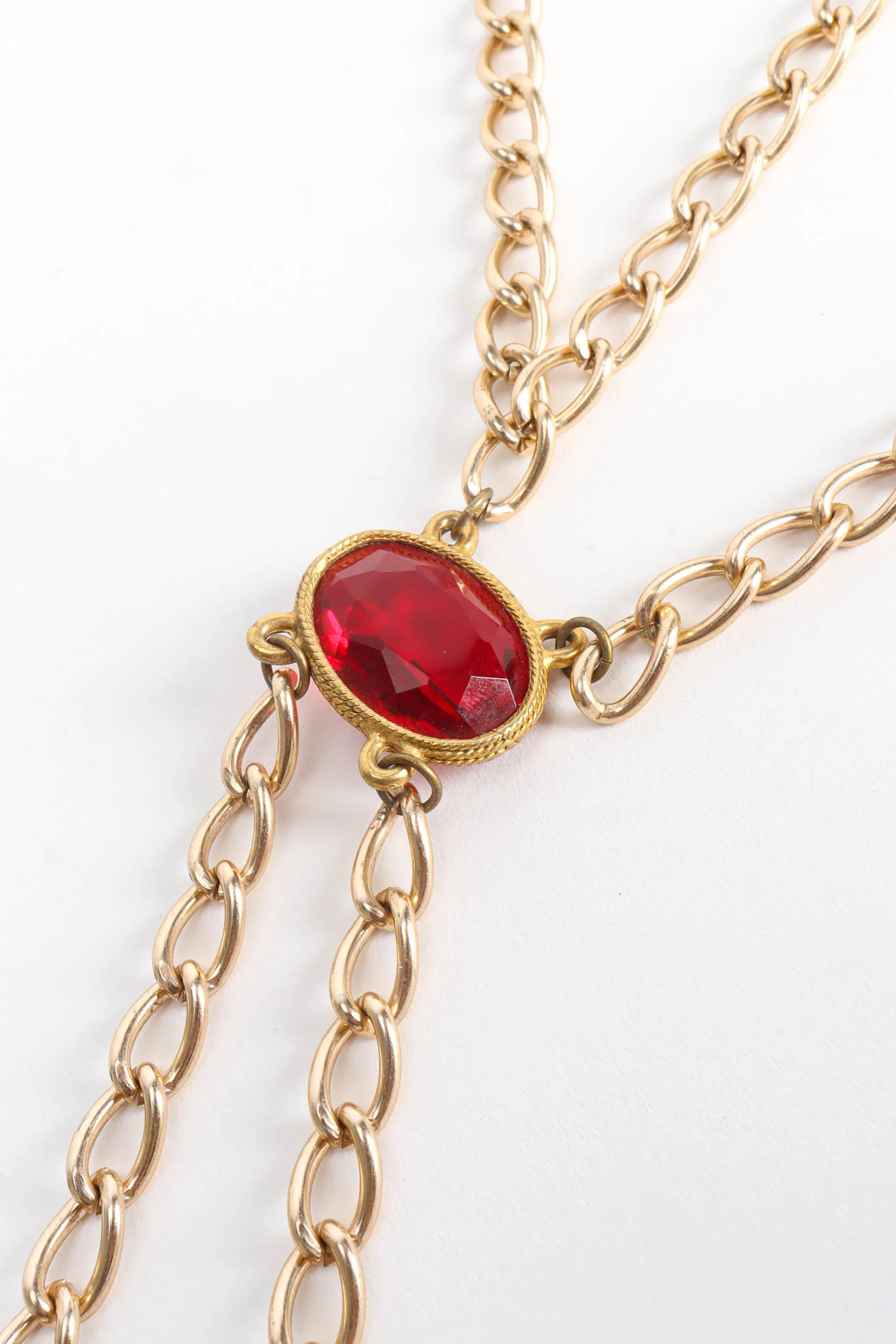 Ruby Stone Bra Chain Harness - Image 7