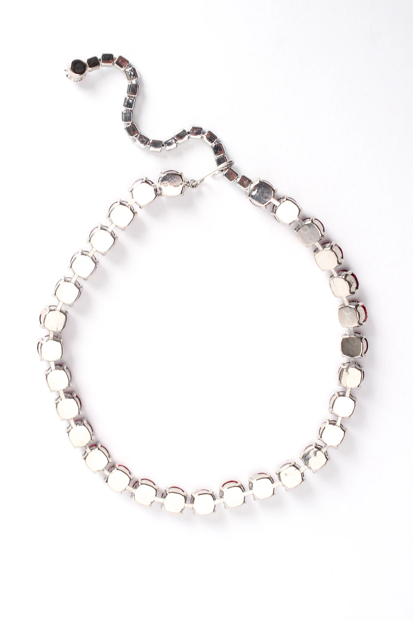 Ruby Crystal Strand Choker Necklace - Image 7