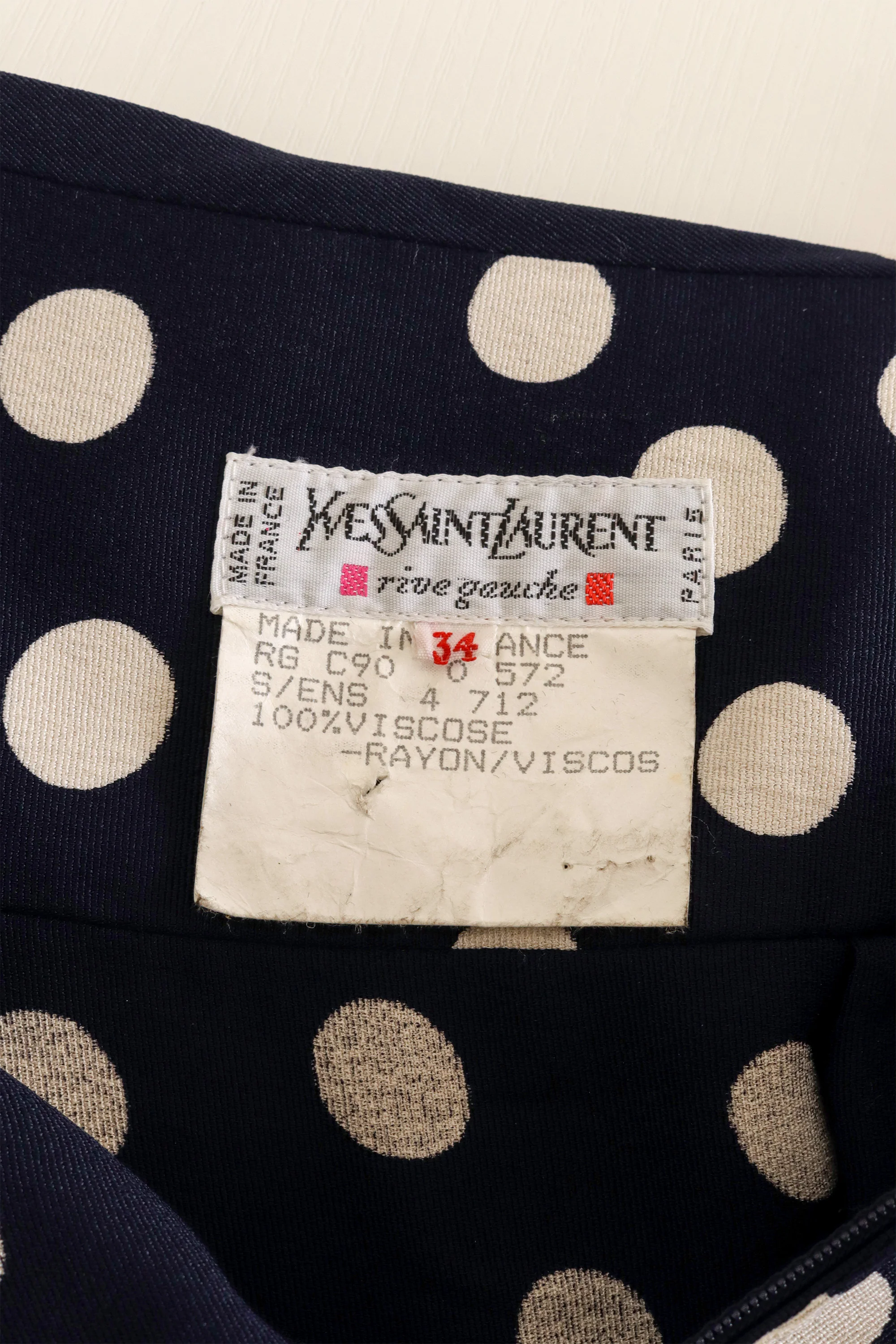 1981 S/S Ruche Dot Skirt - Image 5